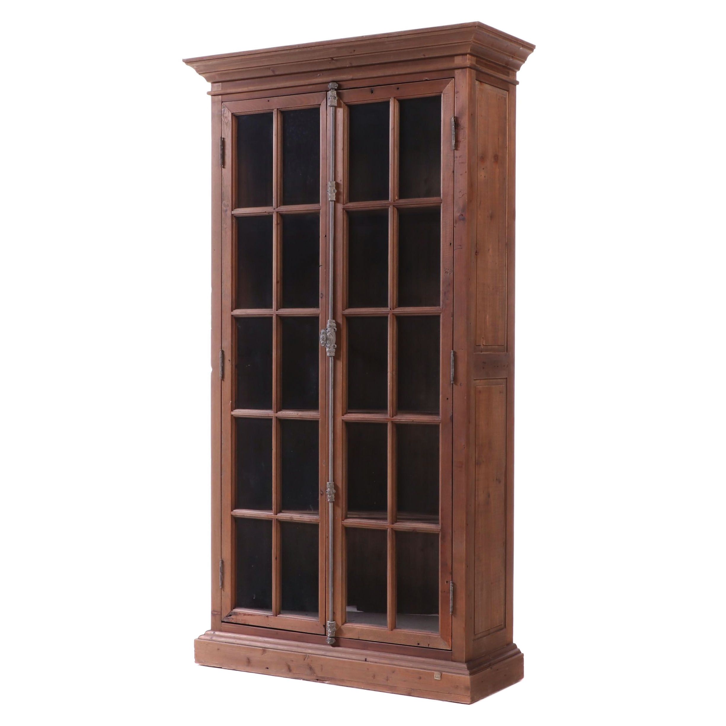 Arhaus Furniture "Chorus Theory" Reclaimed Pine Display Cabinet