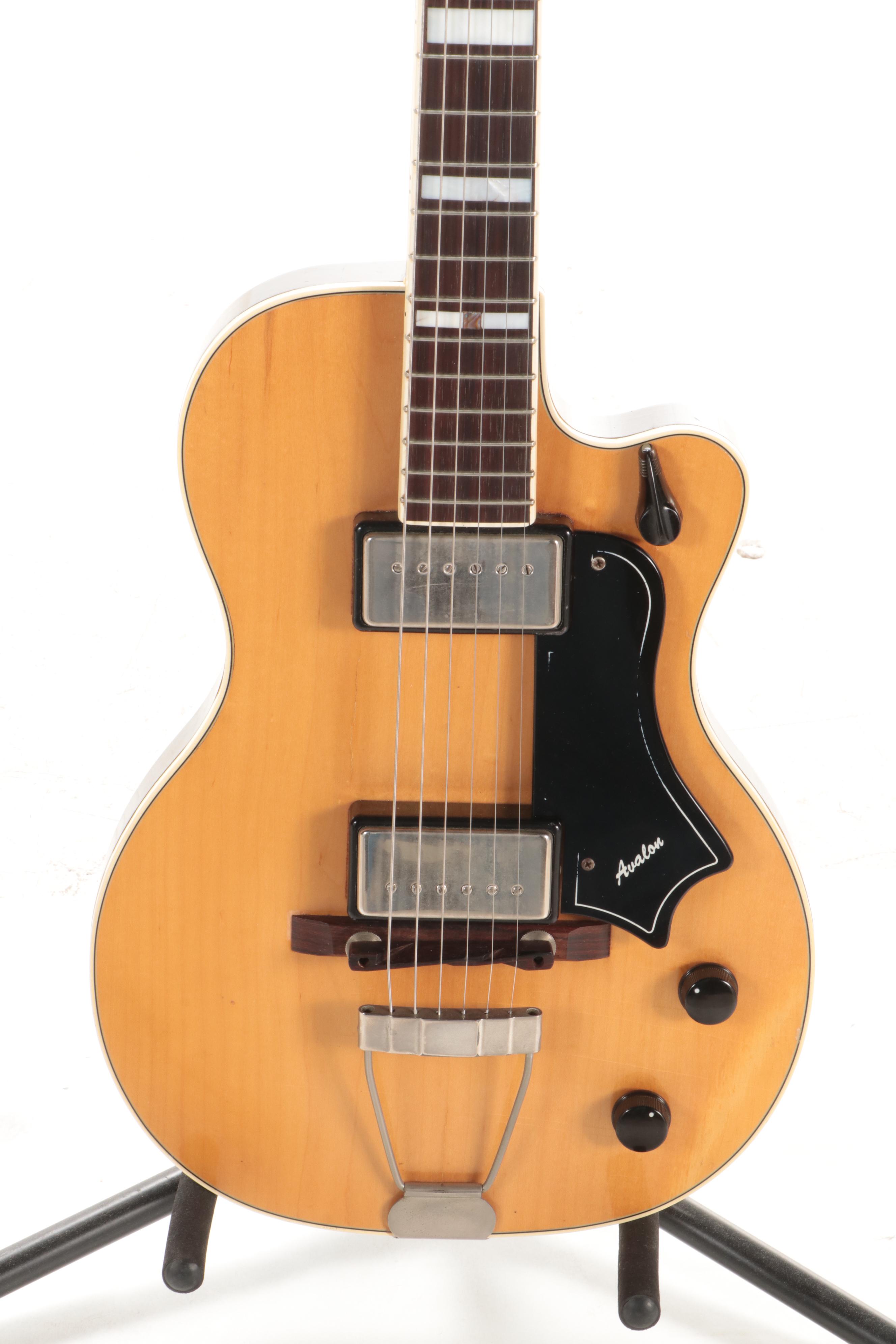 National/Valco Avalon Electric Guitar with Case, 1957