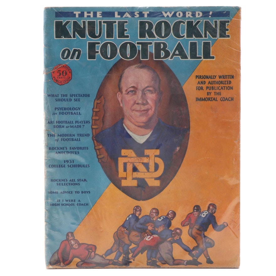 "The Last Word! Knute Rockne on Football" Notre Dame Publication, 1931