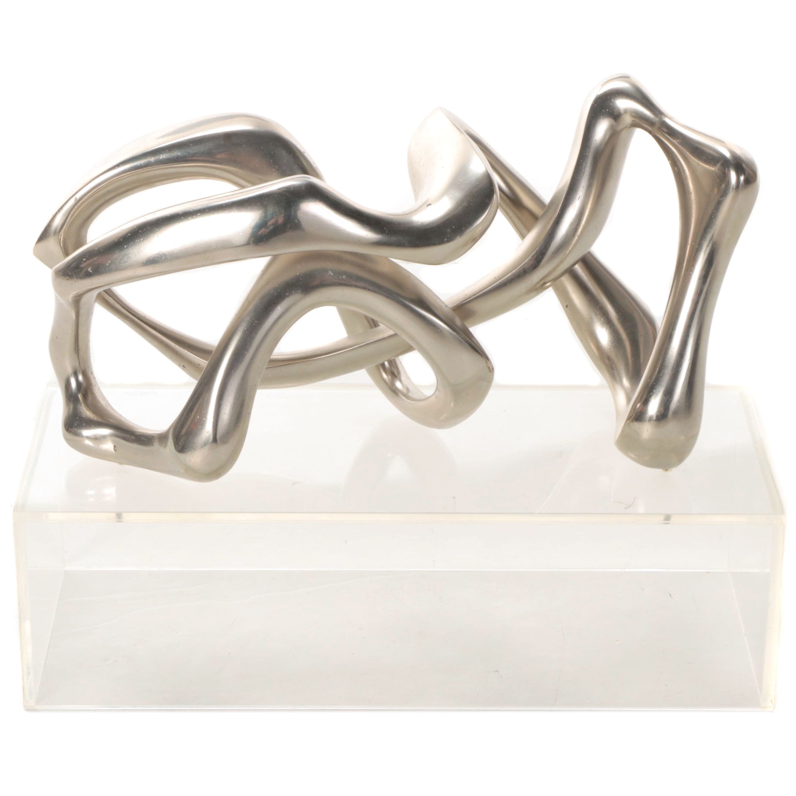 Non-Objective Abstract Metal Sculpture, Late 20th Century