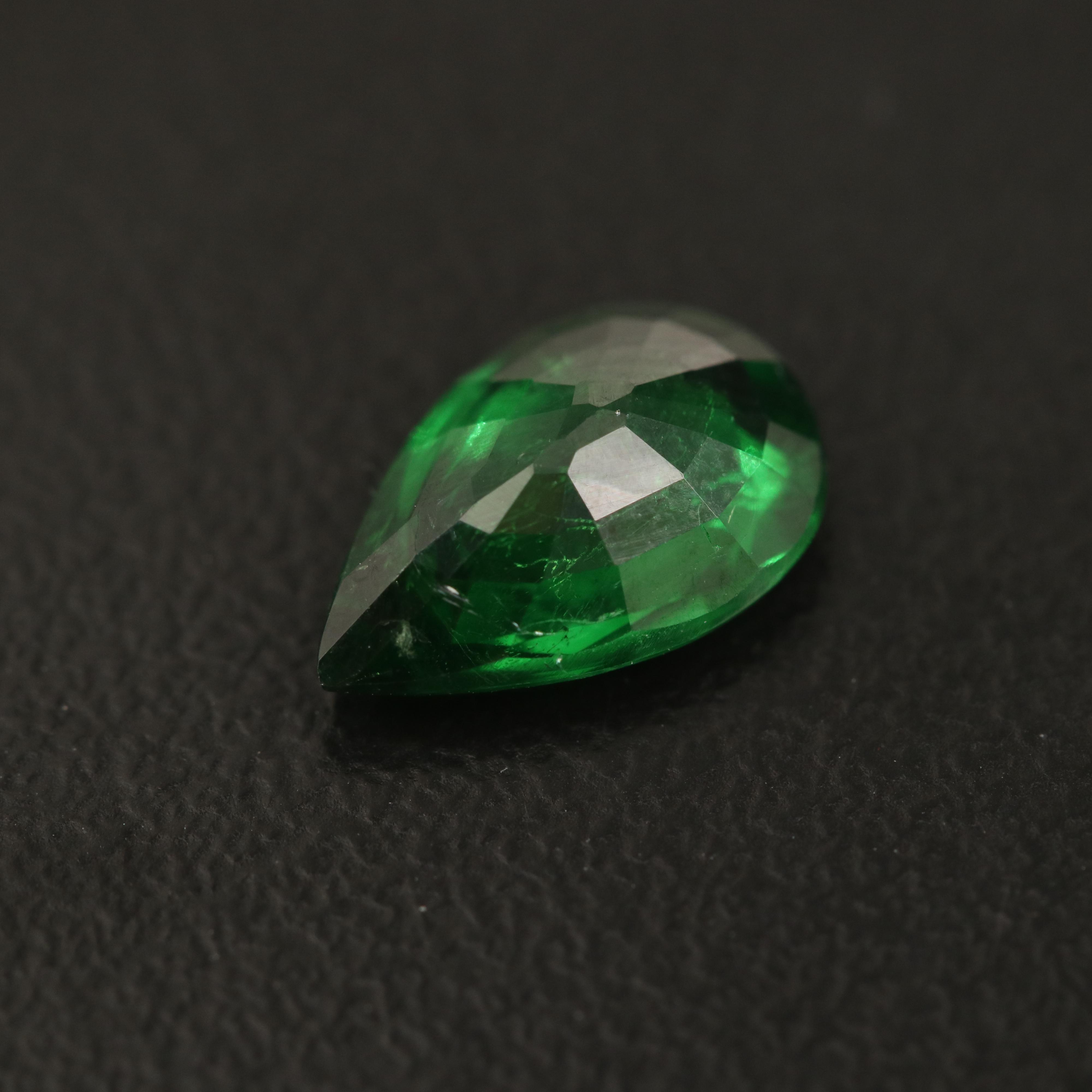 Loose 1.83 CT Pear Faceted Tsavorite Garent