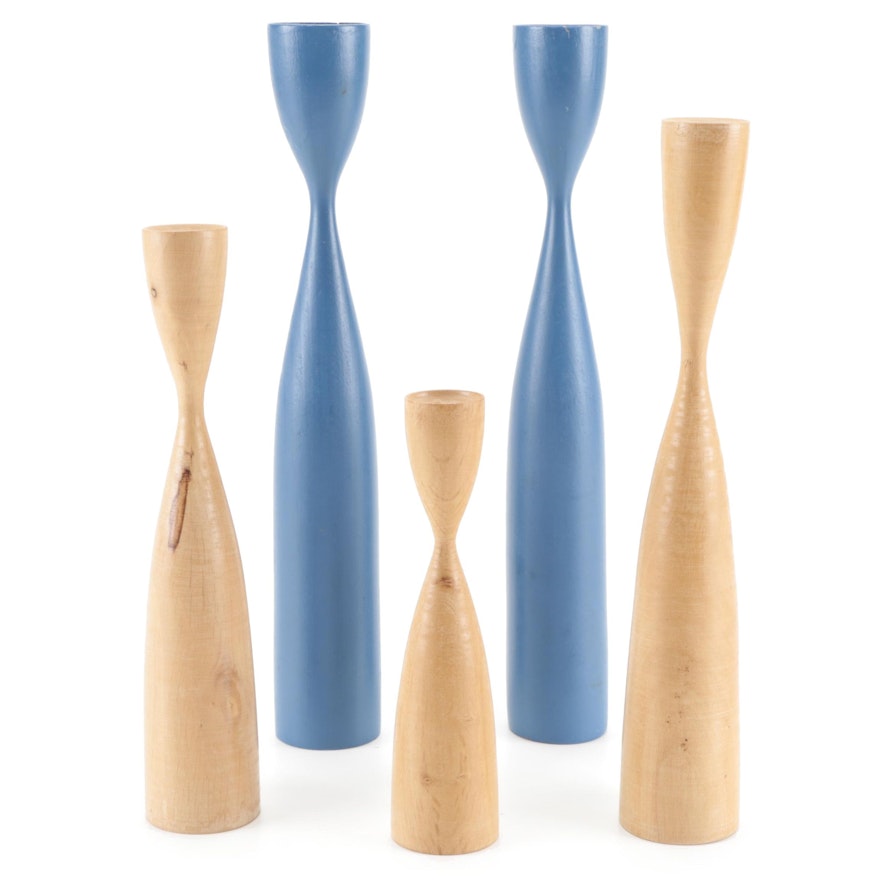 Danish Modern Style Tulip Candle Holders