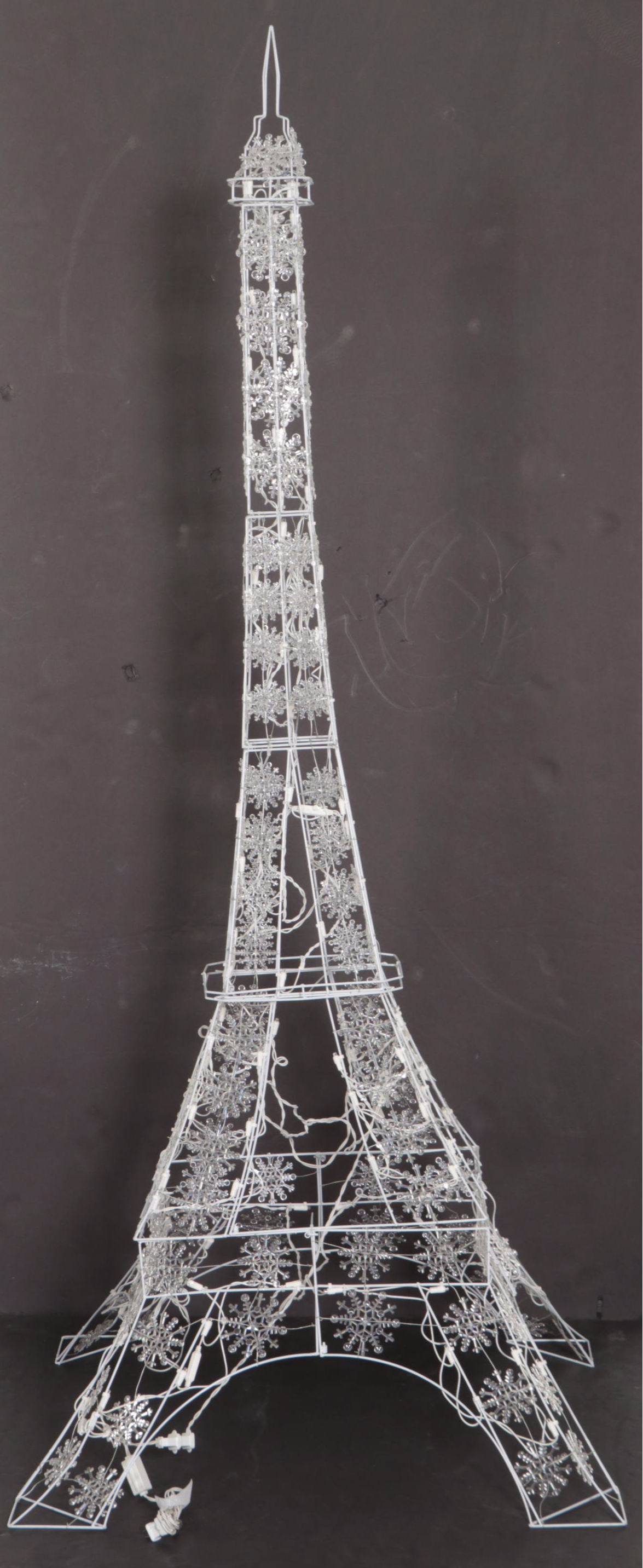 Illuminated Eiffel Tower Floor Decoration