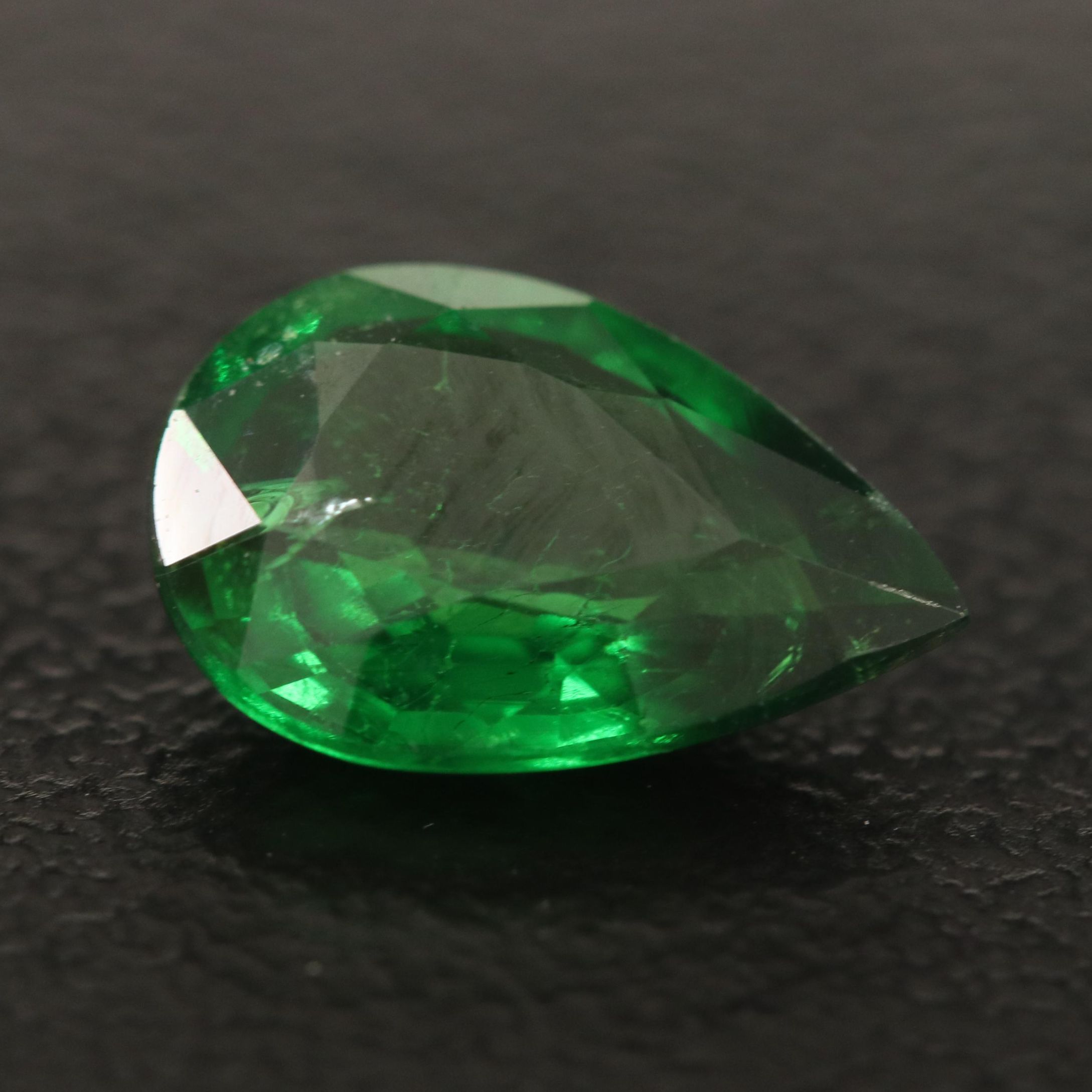 Loose 1.83 CT Pear Faceted Tsavorite Garent