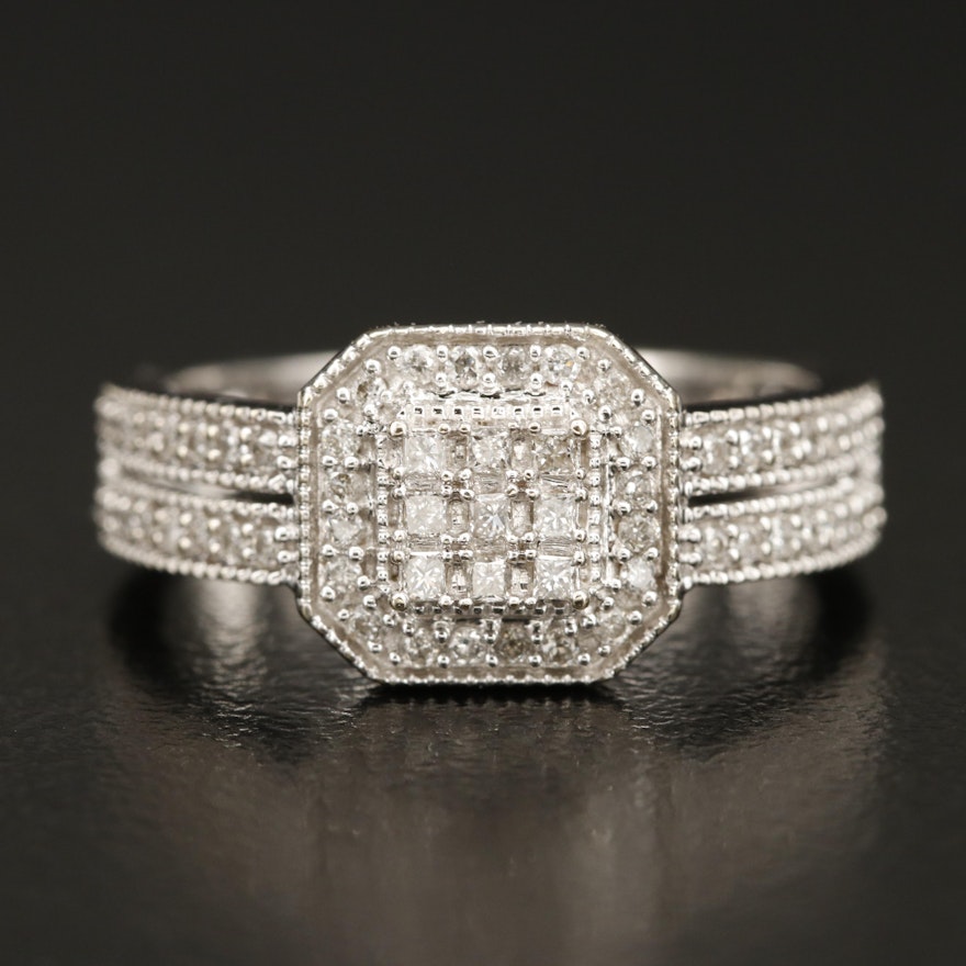 14K 0.37 CTW Diamond Ring