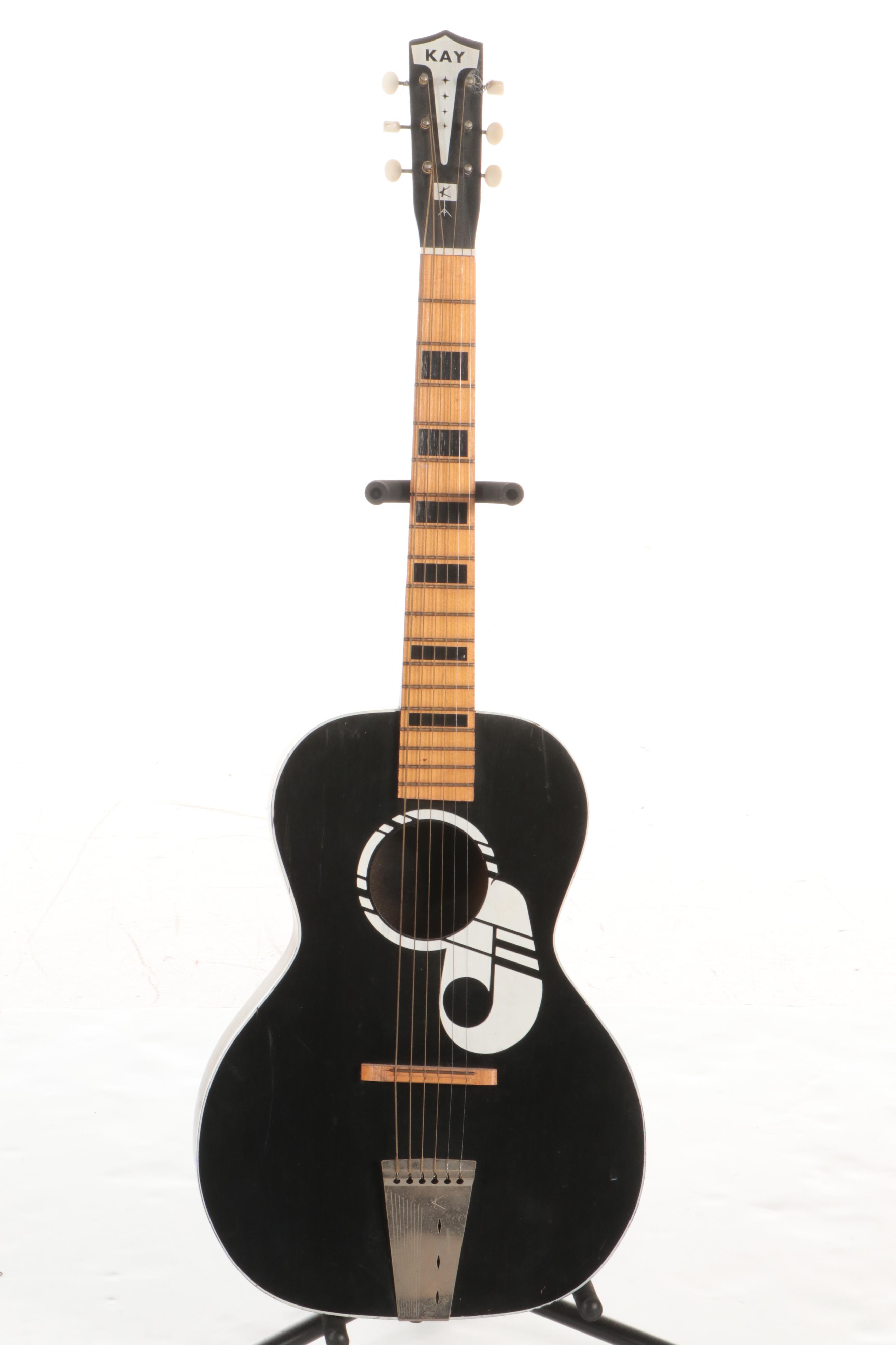 Stromberg-Voisinet, Kay, Slingerland "May Bell" Acoustic Guitars with Cases