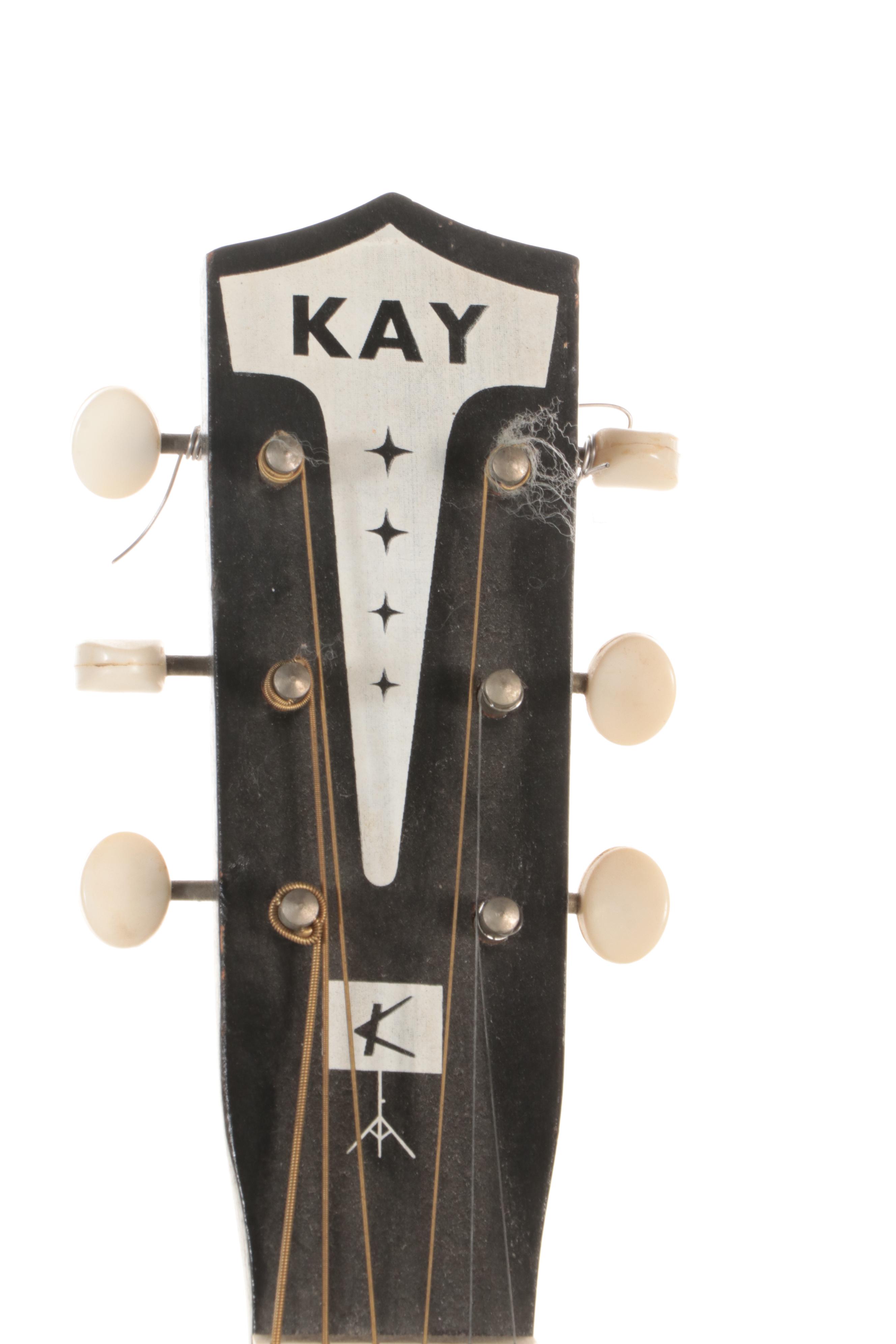 Stromberg-Voisinet, Kay, Slingerland "May Bell" Acoustic Guitars with Cases