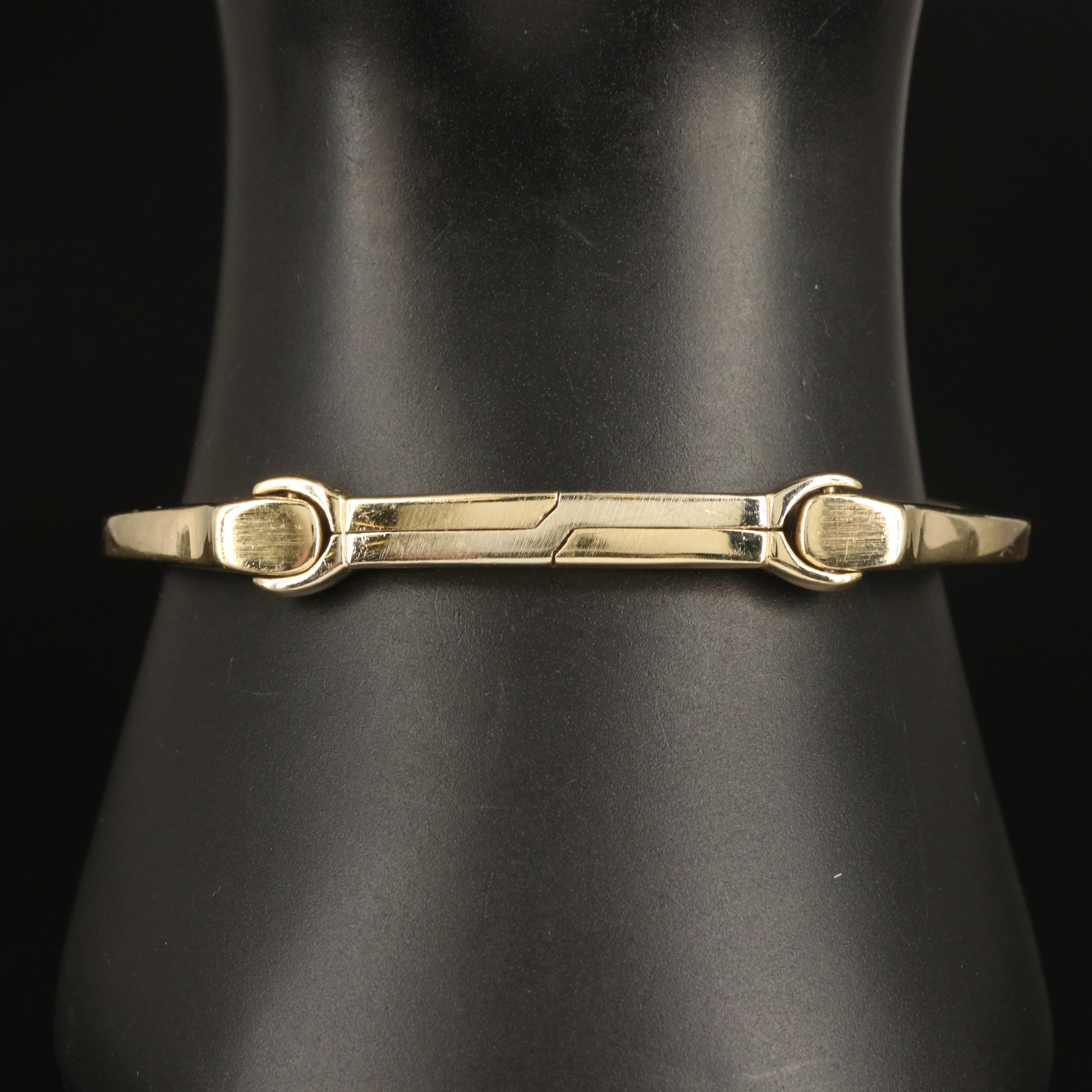 14K Bar Link Bracelet