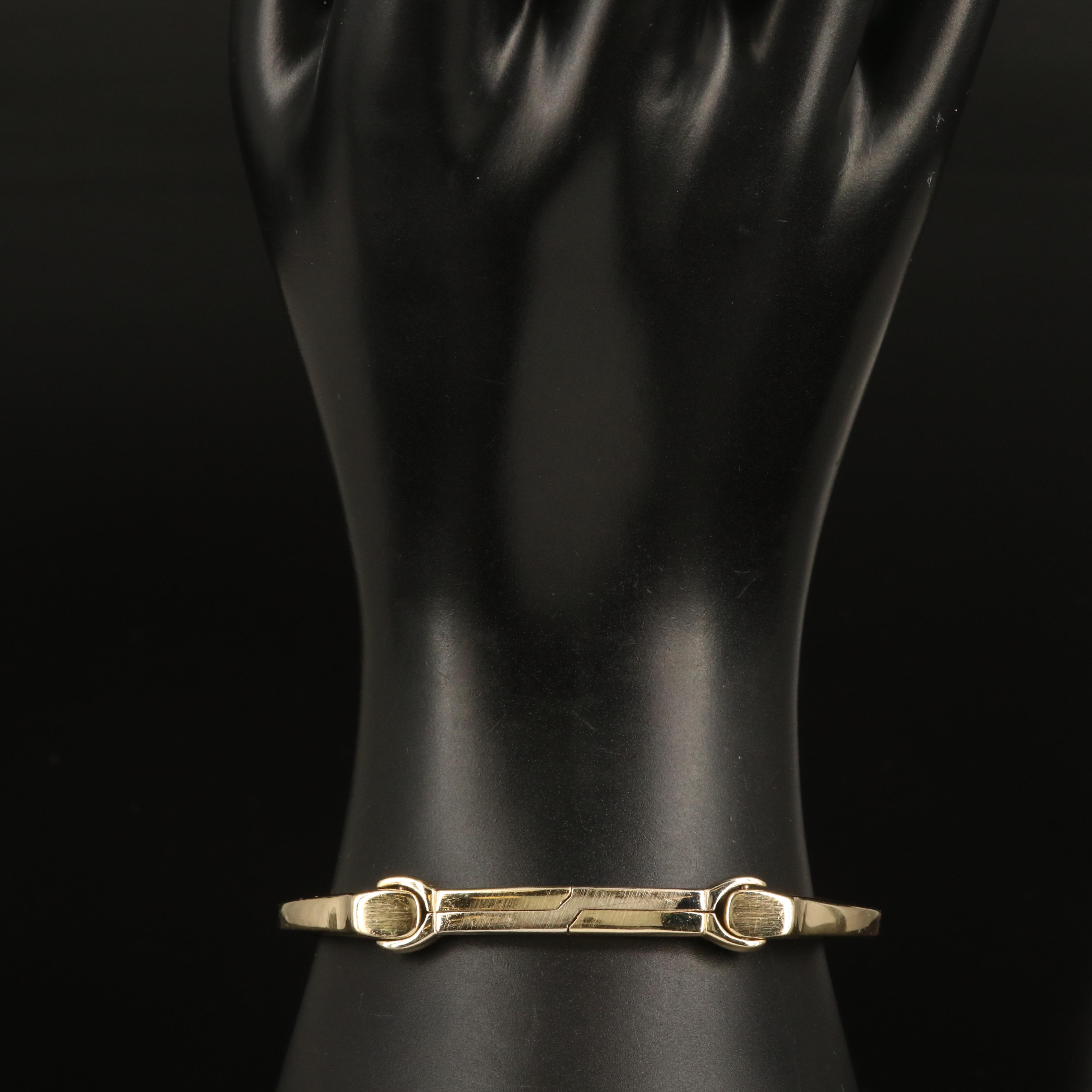 14K Bar Link Bracelet