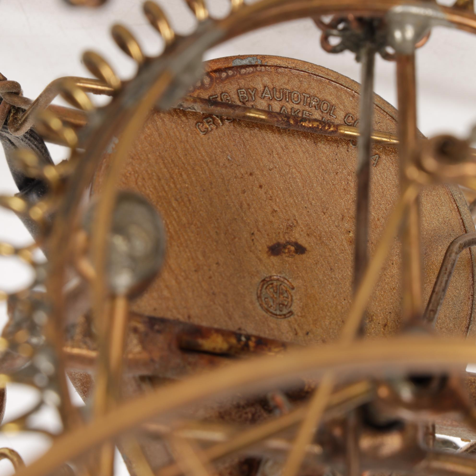 Gordon Bradt for Kinetico Studios "Six Man" Brass Kinetic Sculpture Clock