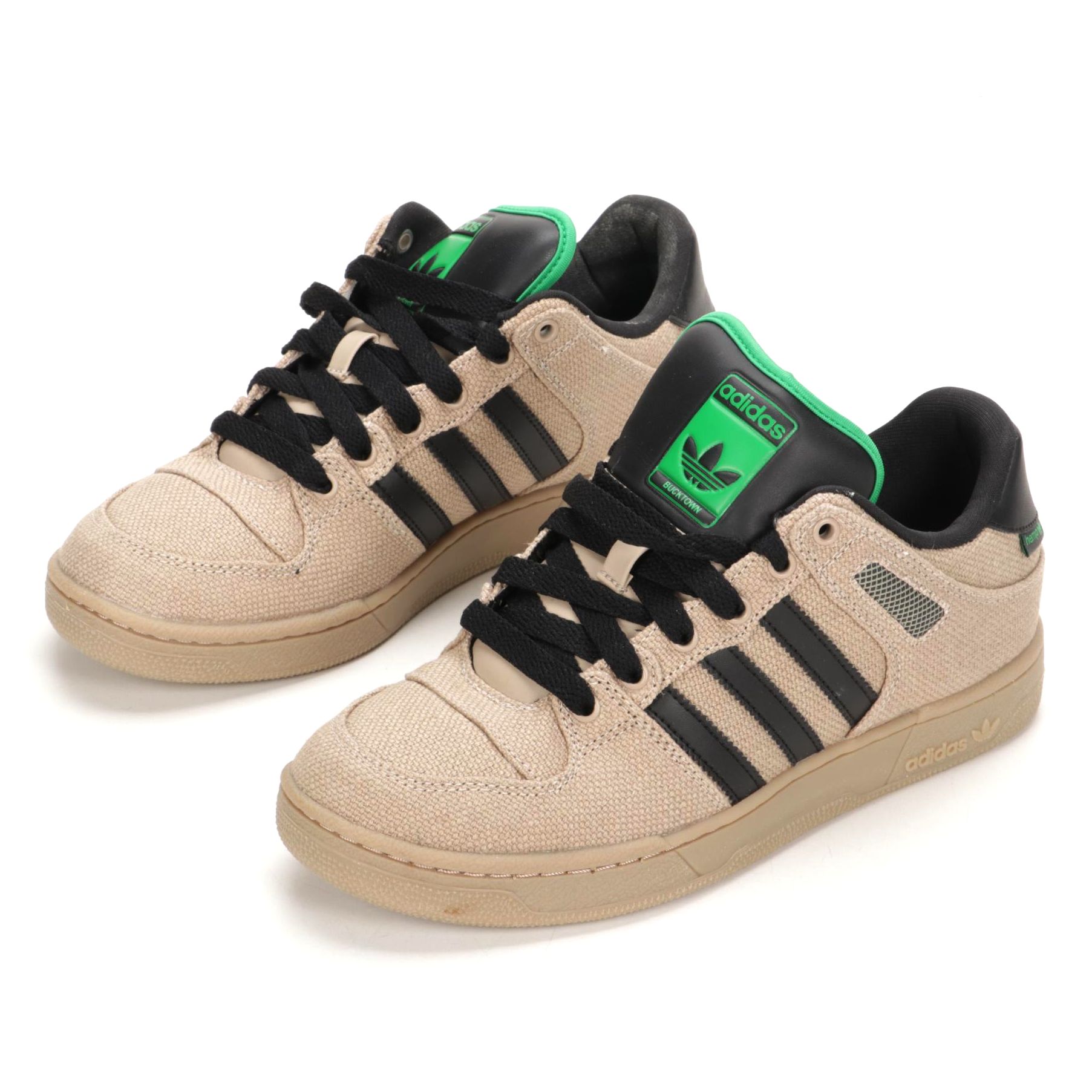 Men's Adidas Bucktown ST Woven Hemp Geoflex Outsole Skateboarding Shoes