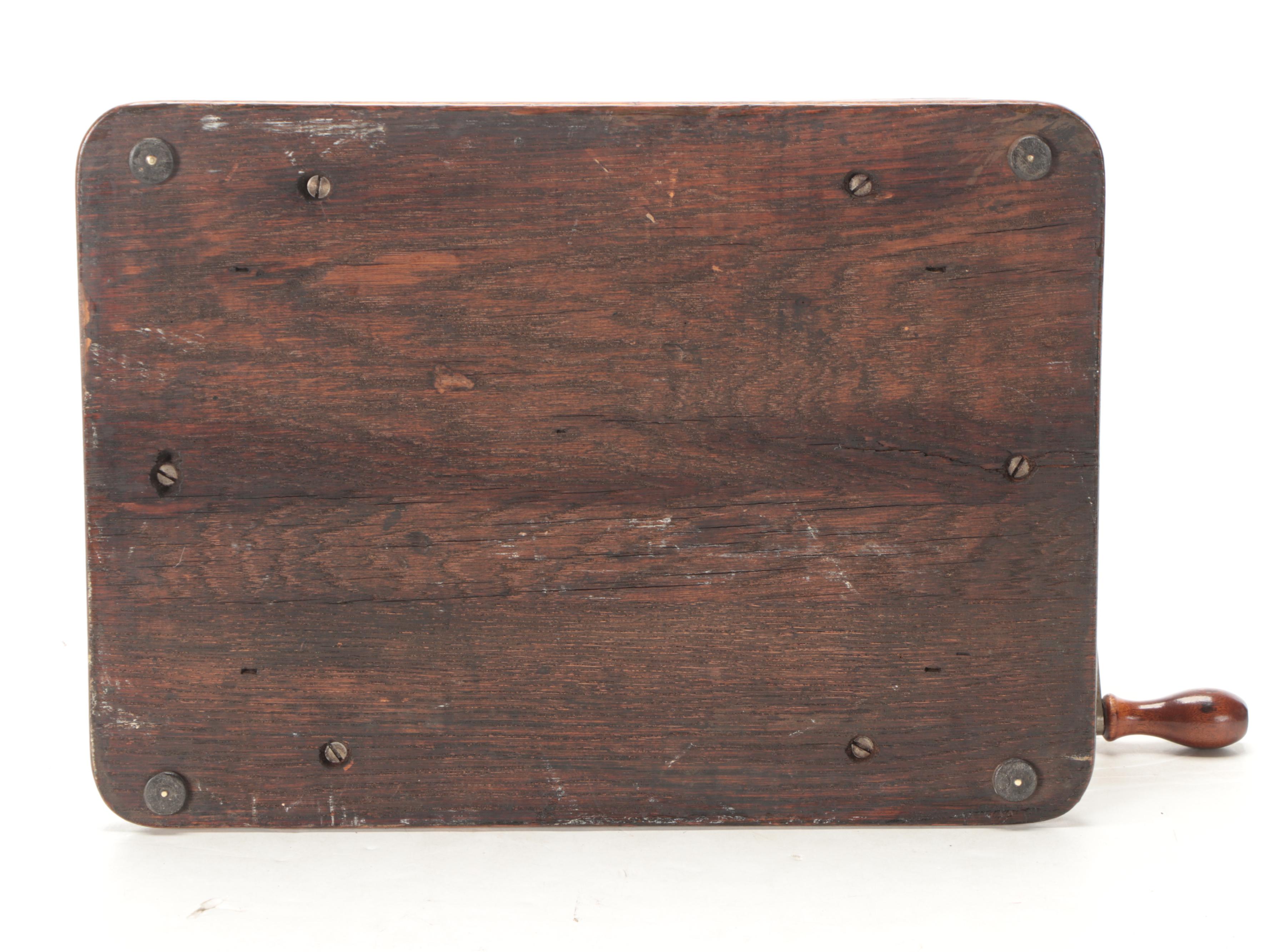 Edison Standard Phonograph Model C Player with Edison Cylinder Records