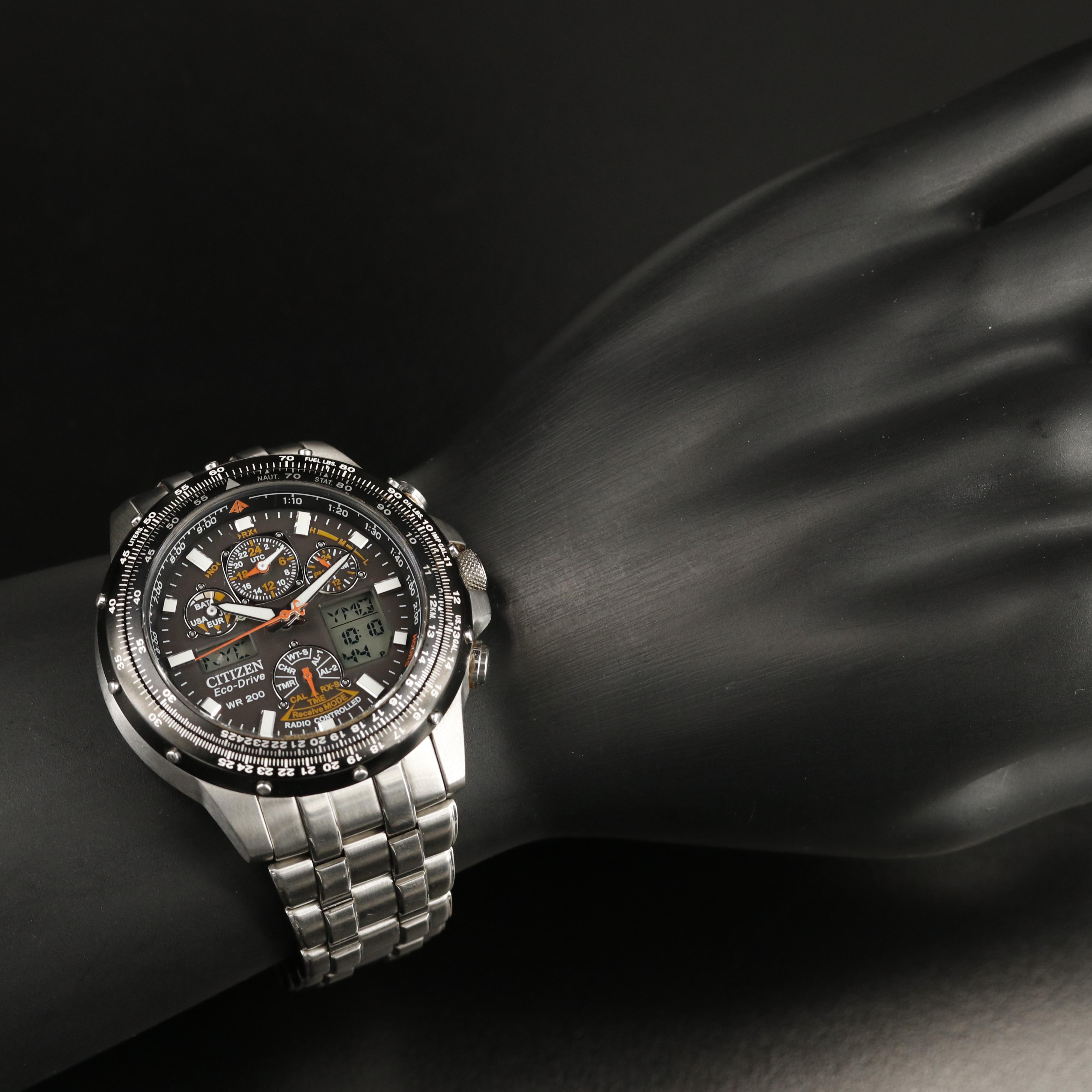 Citizen Eco-Drive World Timer Watch