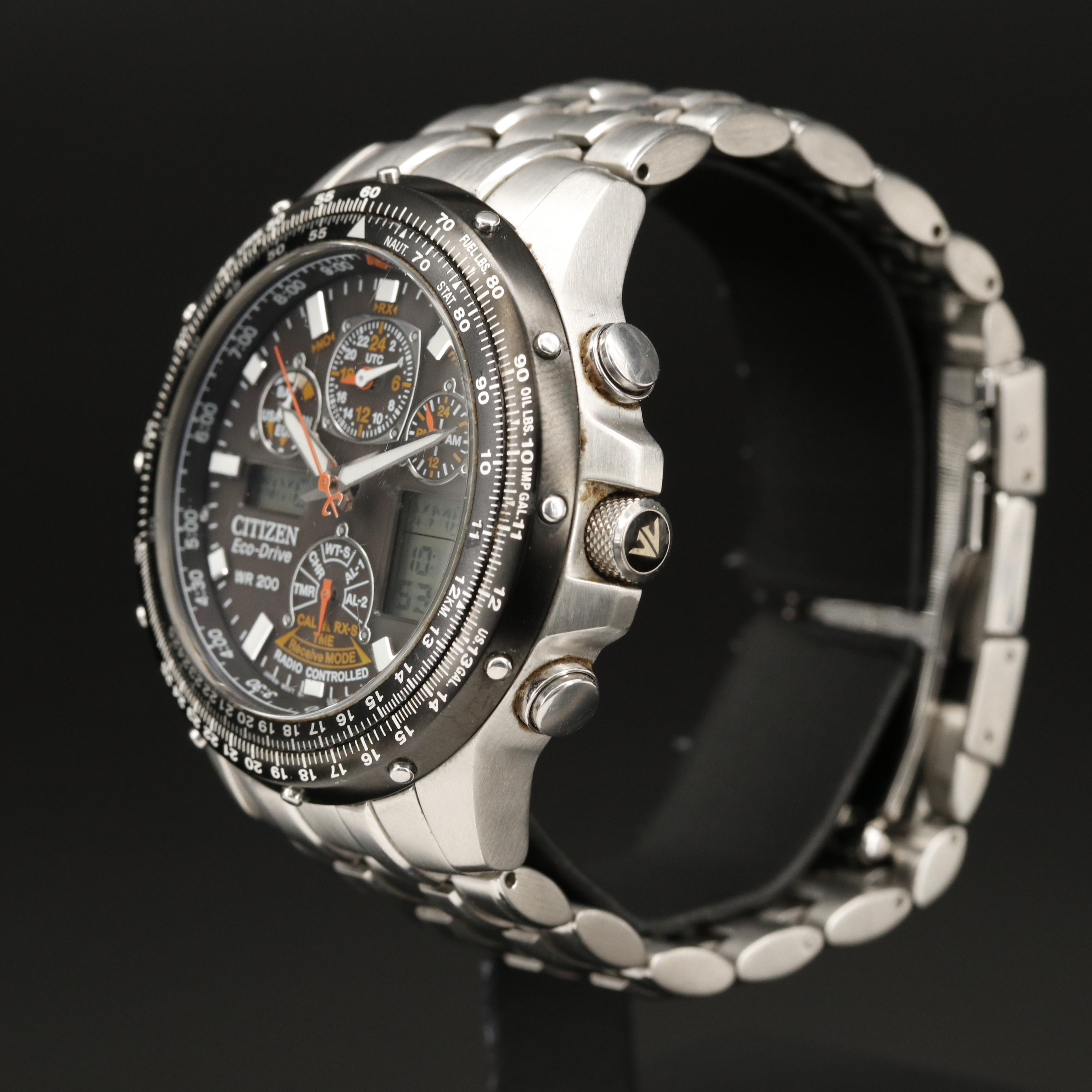 Citizen Eco-Drive World Timer Watch