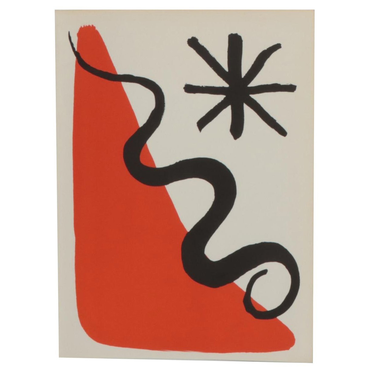 Alexander Calder Abstract Lithograph, 1965