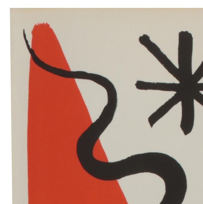 Alexander Calder Abstract Lithograph, 1965