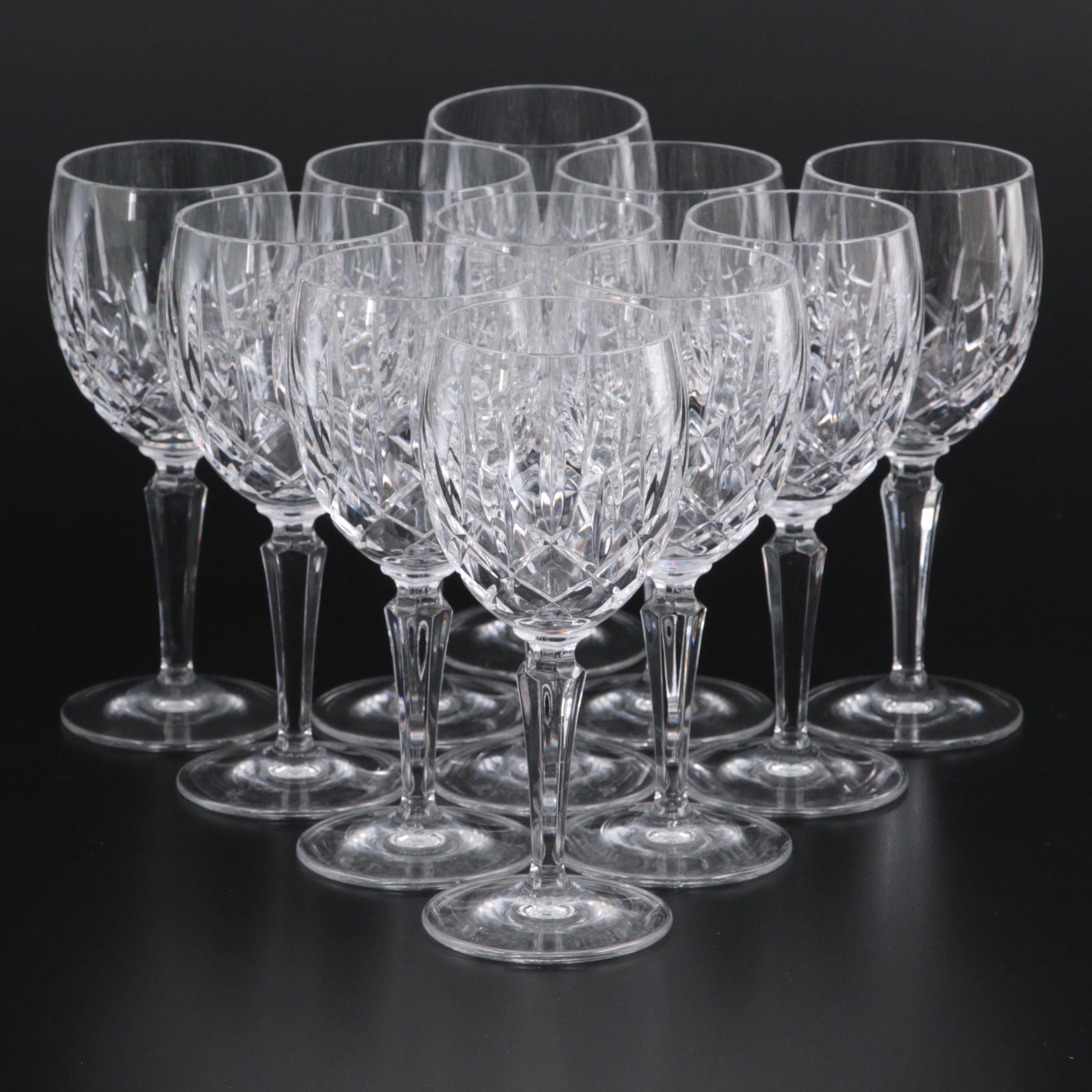 Gorham "Lady Anne" Crystal Wine Glasses, 1984–2017