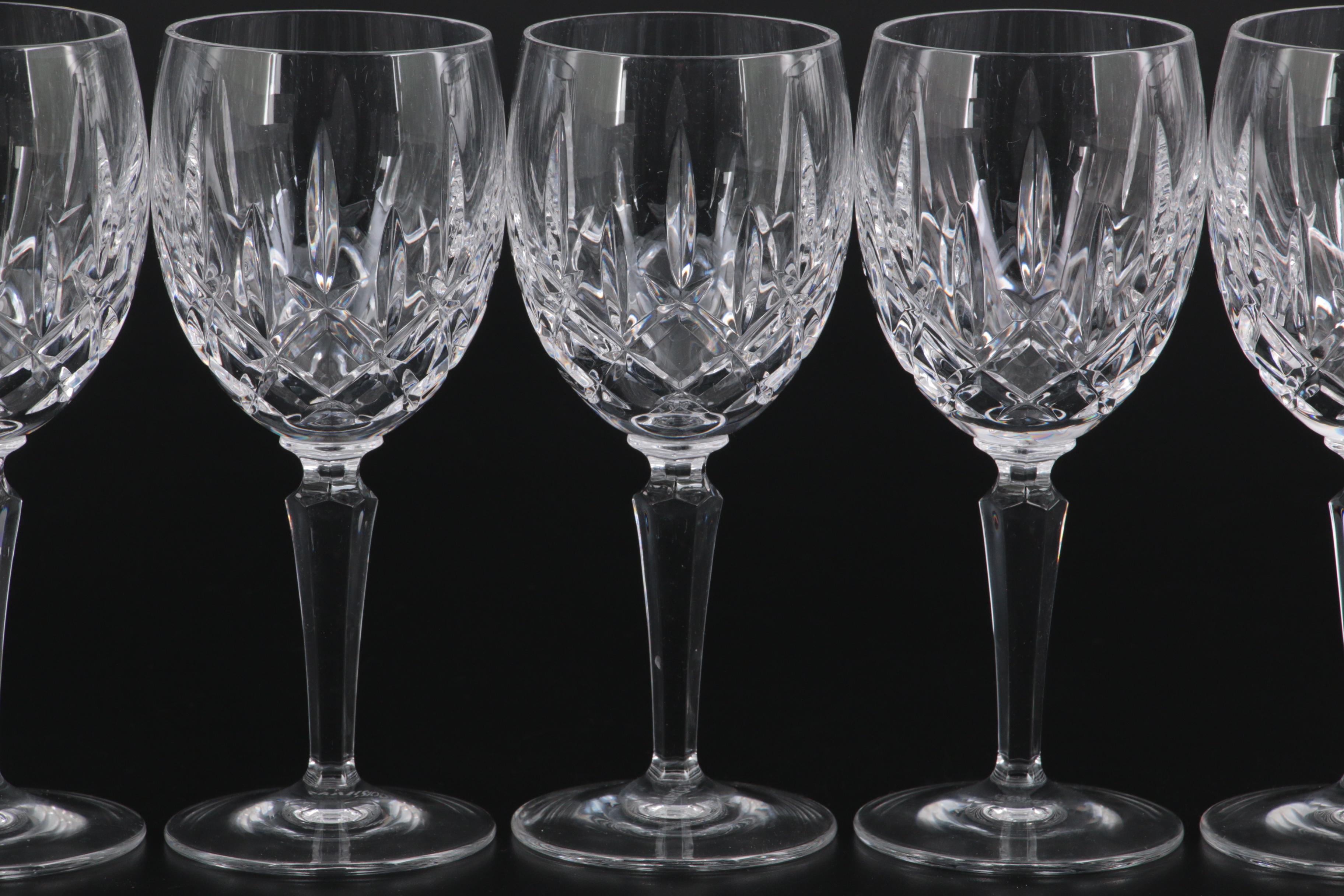 Gorham "Lady Anne" Crystal Wine Glasses, 1984–2017