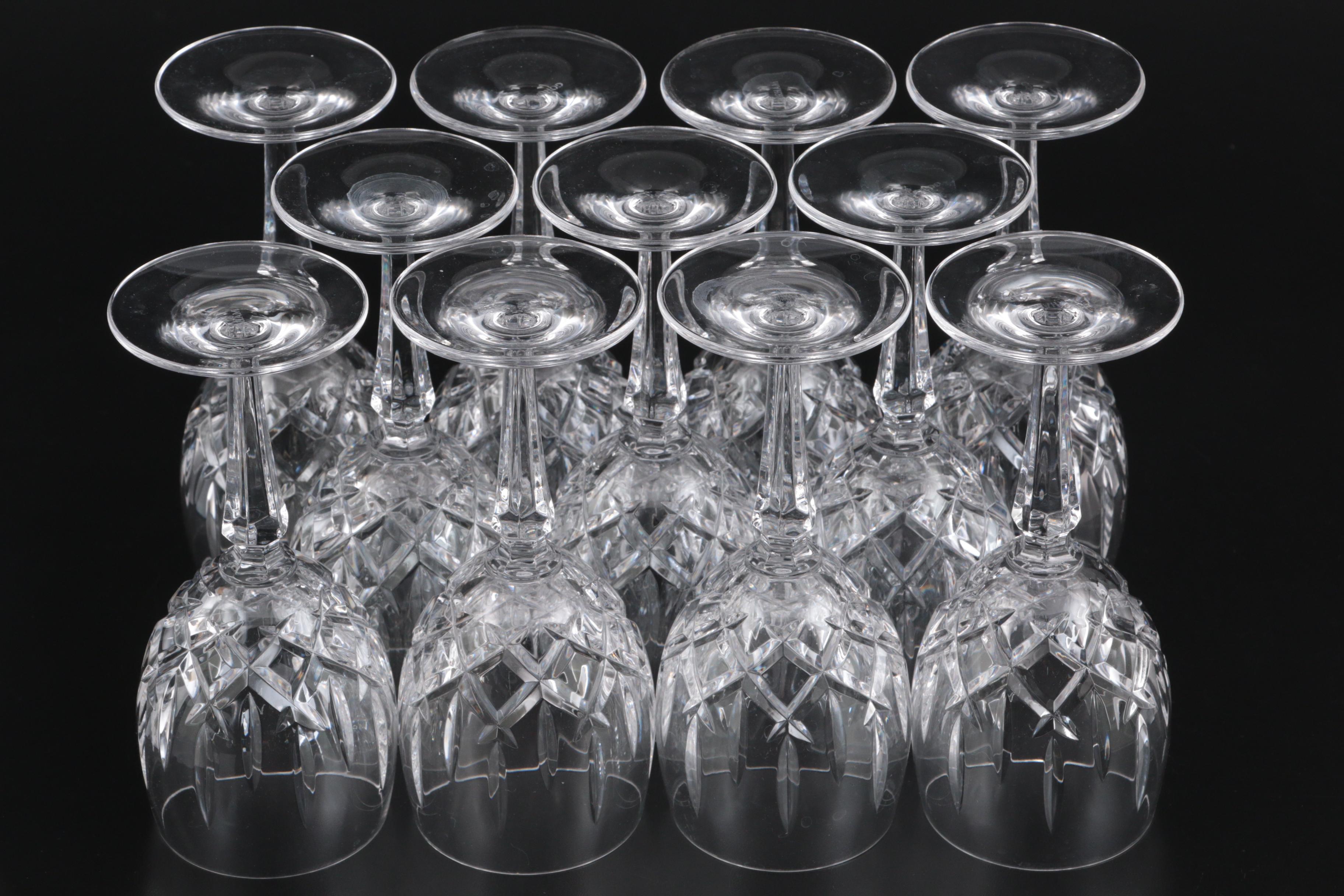 Gorham "Lady Anne" Crystal Wine Glasses, 1984–2017