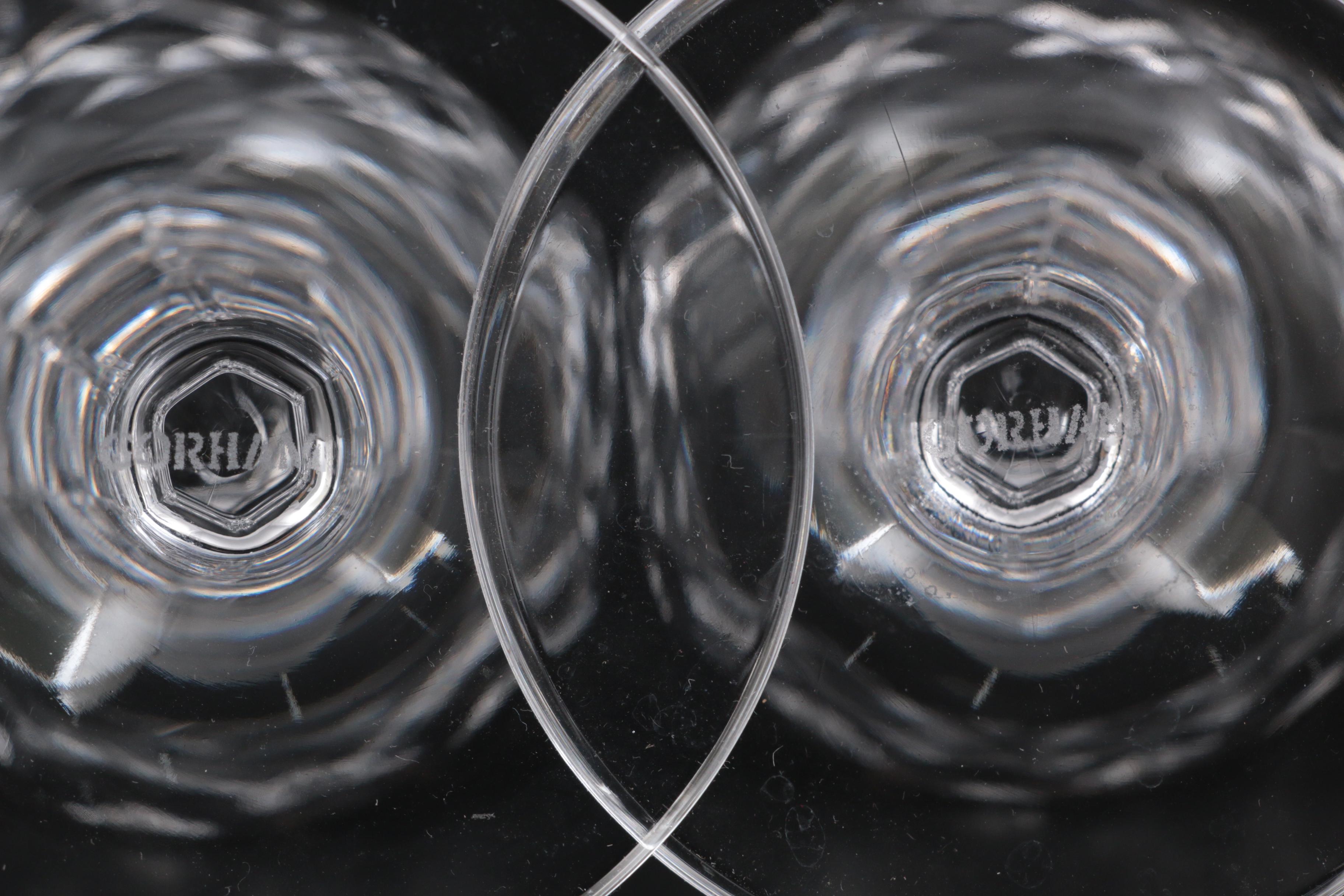 Gorham "Lady Anne" Crystal Wine Glasses, 1984–2017