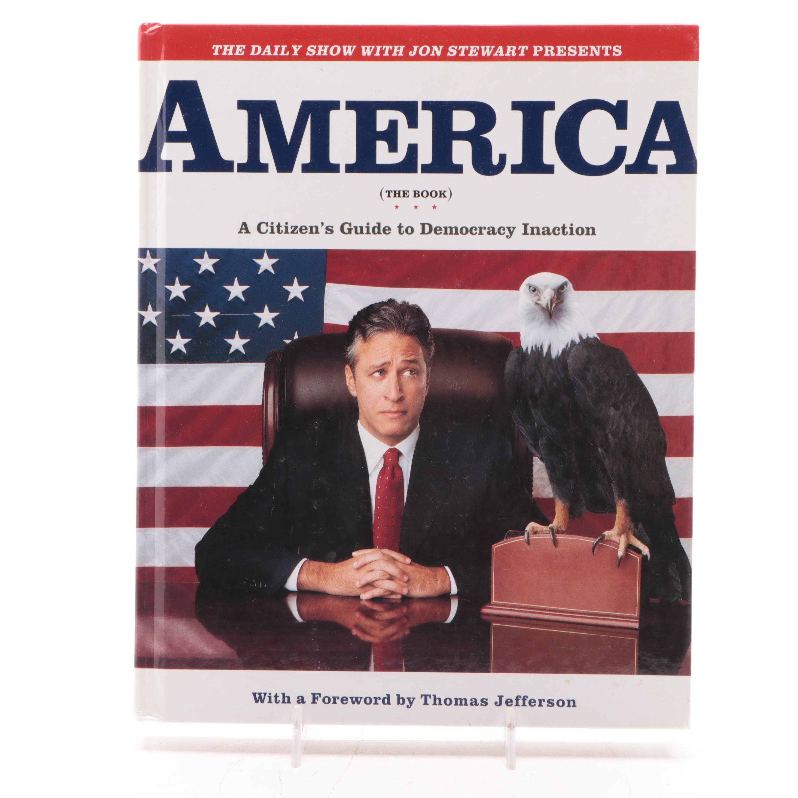 Signed First Edition "America (The Book)" by John Stewart, 2004