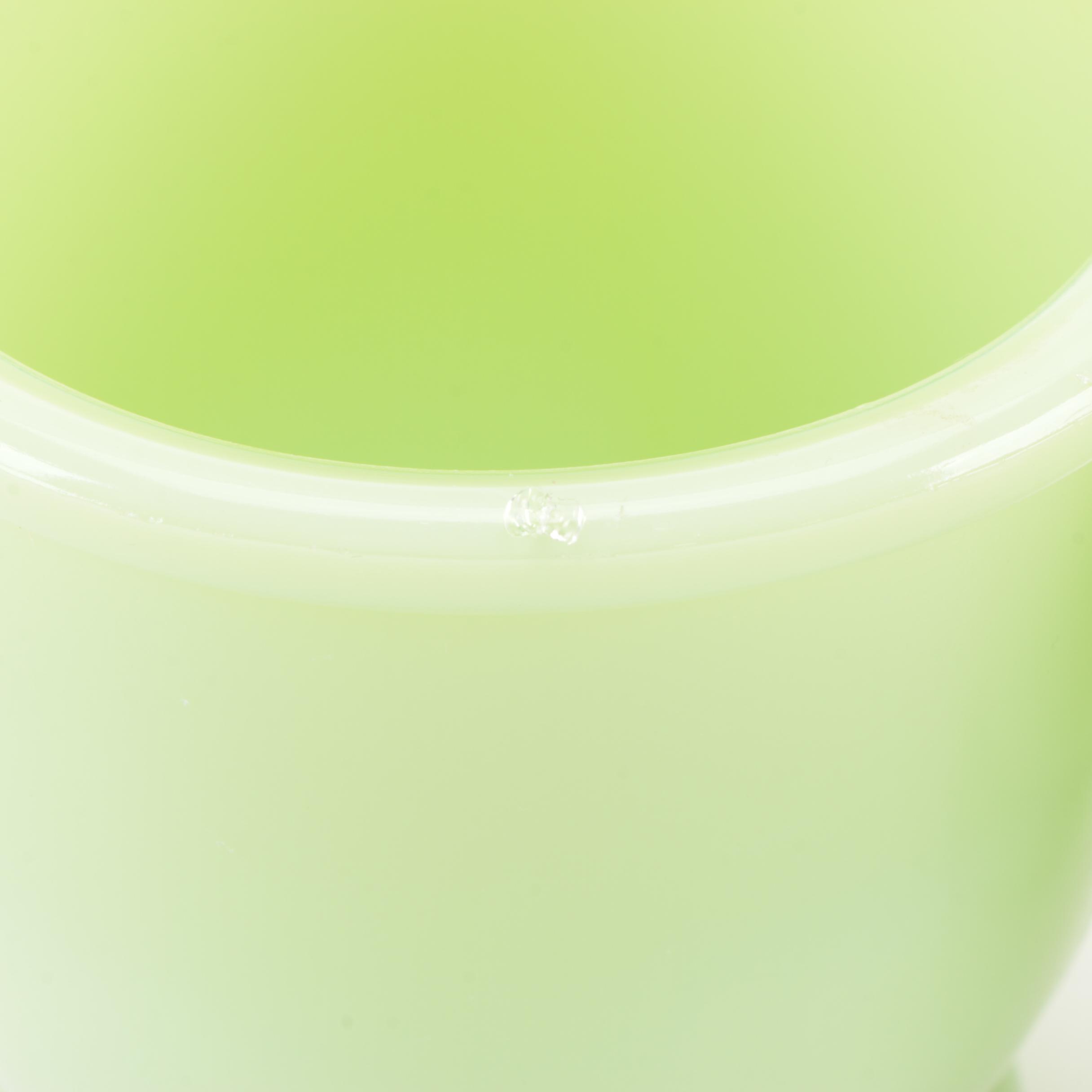 Jeannette "Jadite" Tea Canister and Shakers with Other Jadeite Glass Tableware