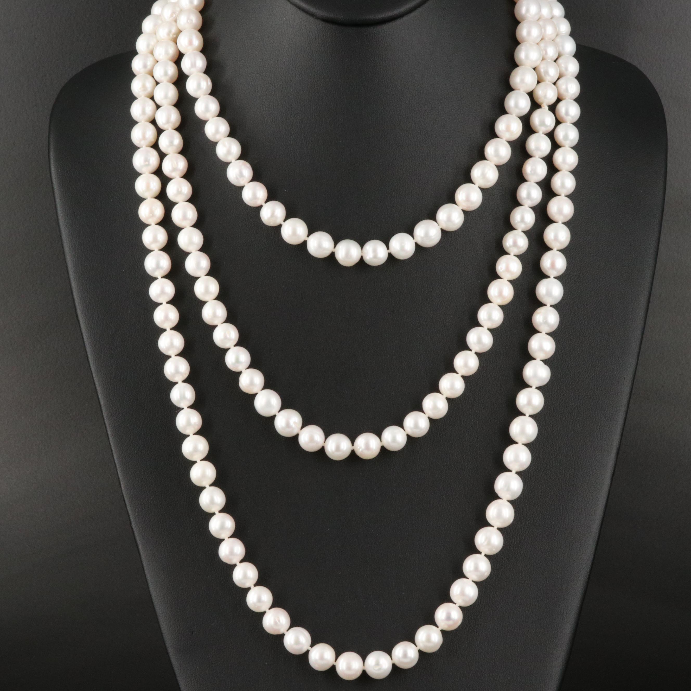 Pearl Rope Endless Necklace