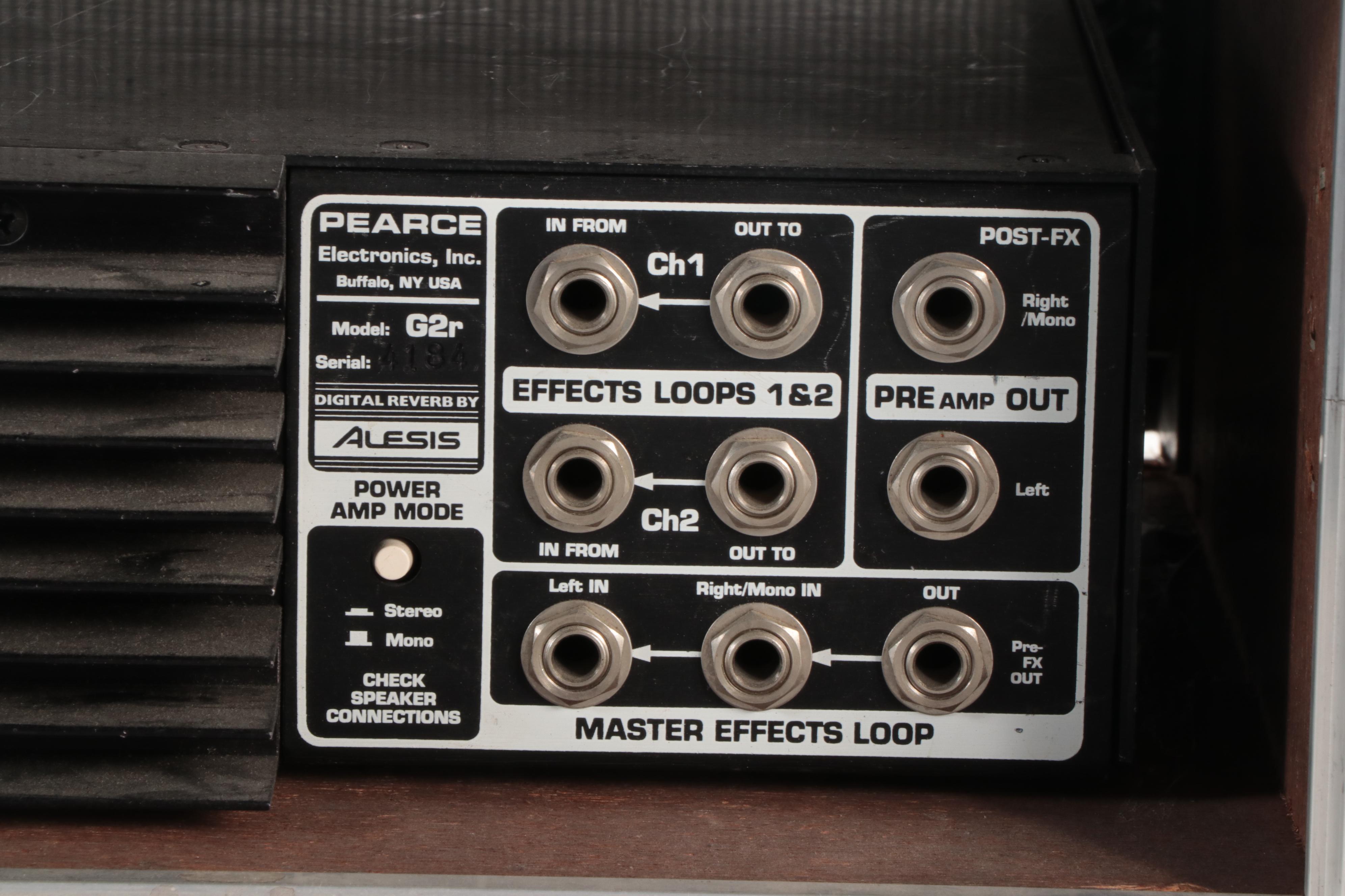 Dan Pearce G2R Guitar Amplifier with Road Case, Speaker Cabinet