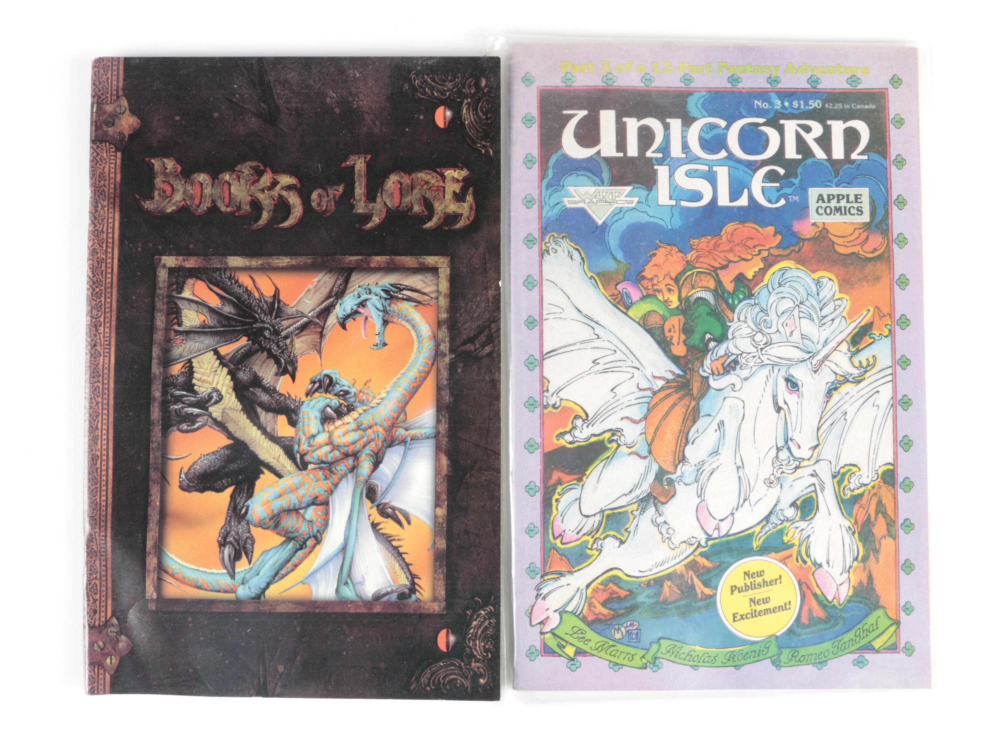 Modern Age Comics Including "Dragon Lance", "Forgotten Realms", "Elf Quest"