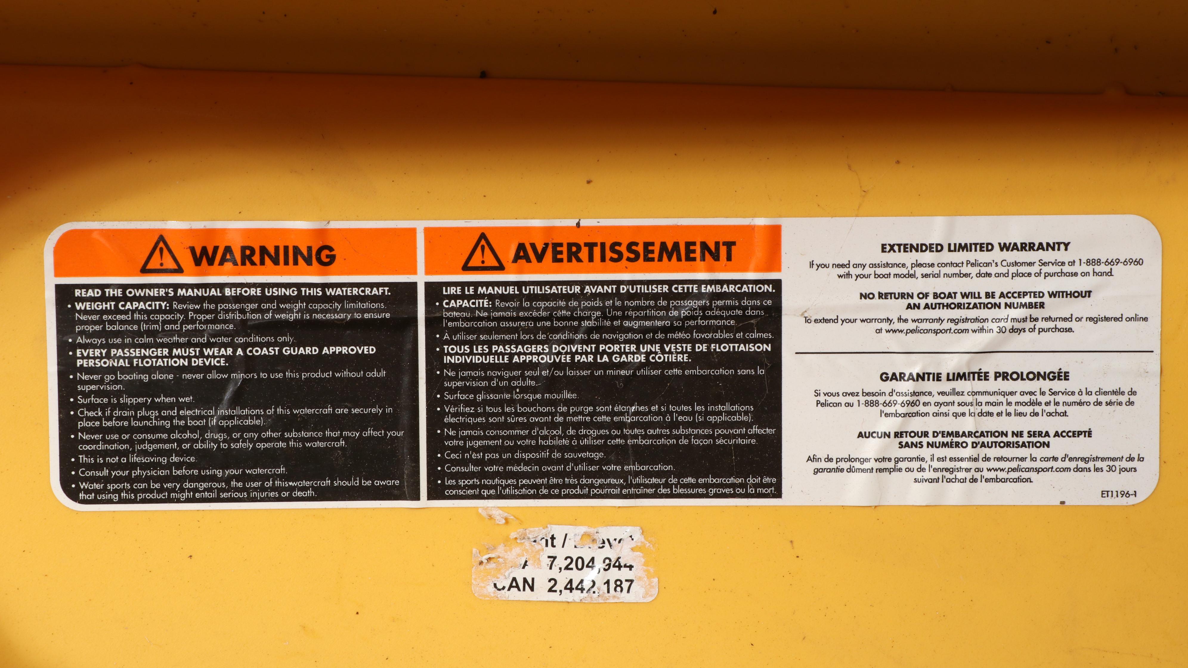 Pelican Ram-X Ten Foot Kayak