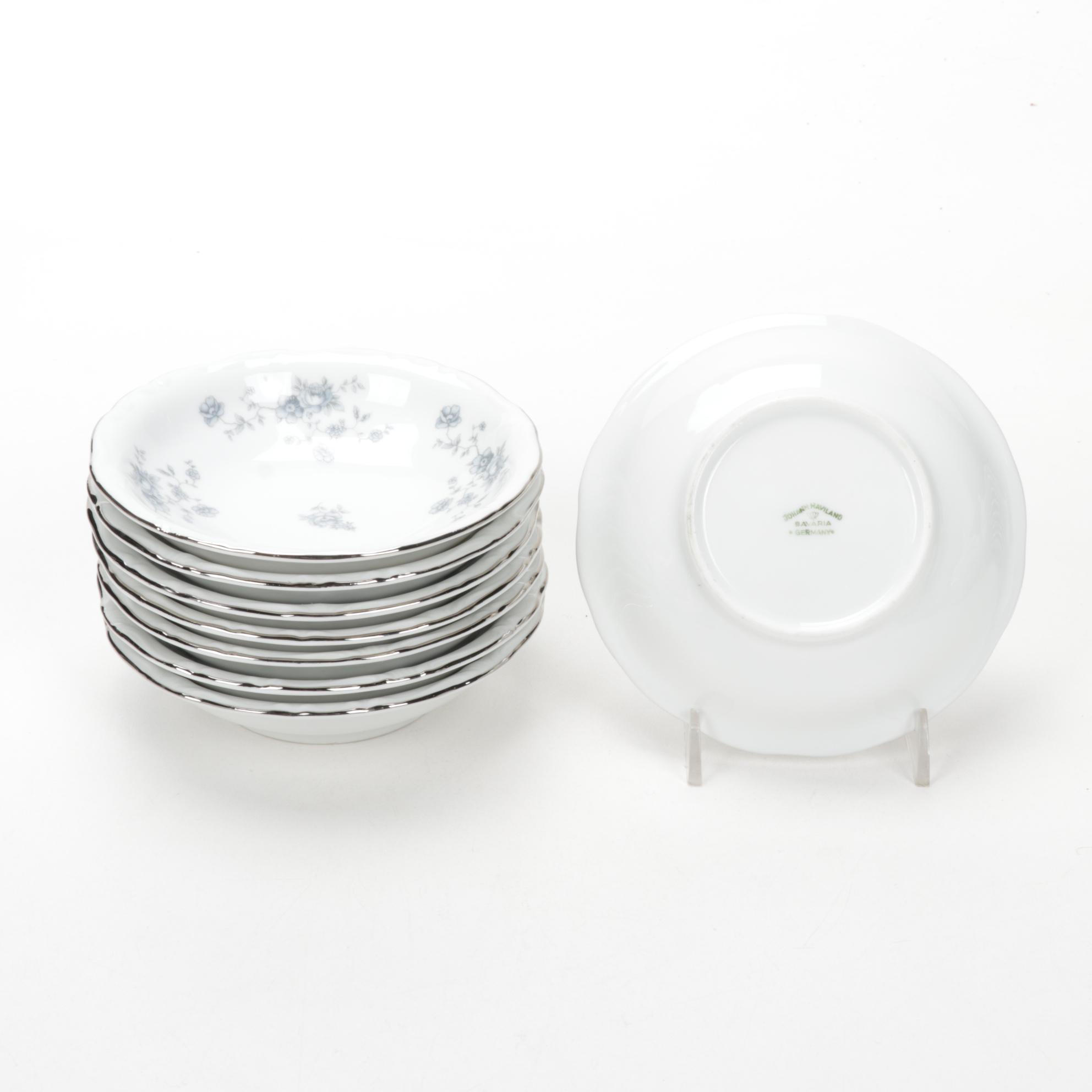 Johann Haviland Porcelain "Blue Garland" Dinnerware, 1953-1990