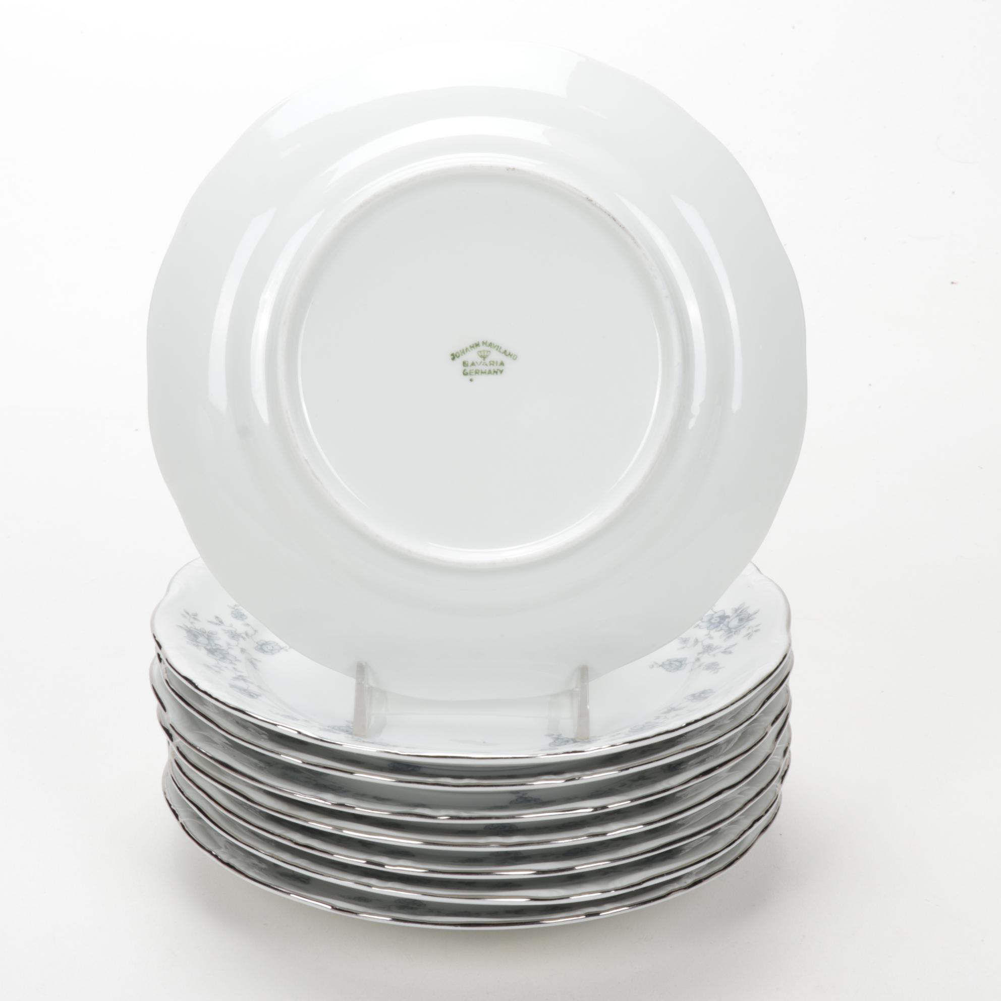 Johann Haviland Porcelain "Blue Garland" Dinnerware, 1953-1990