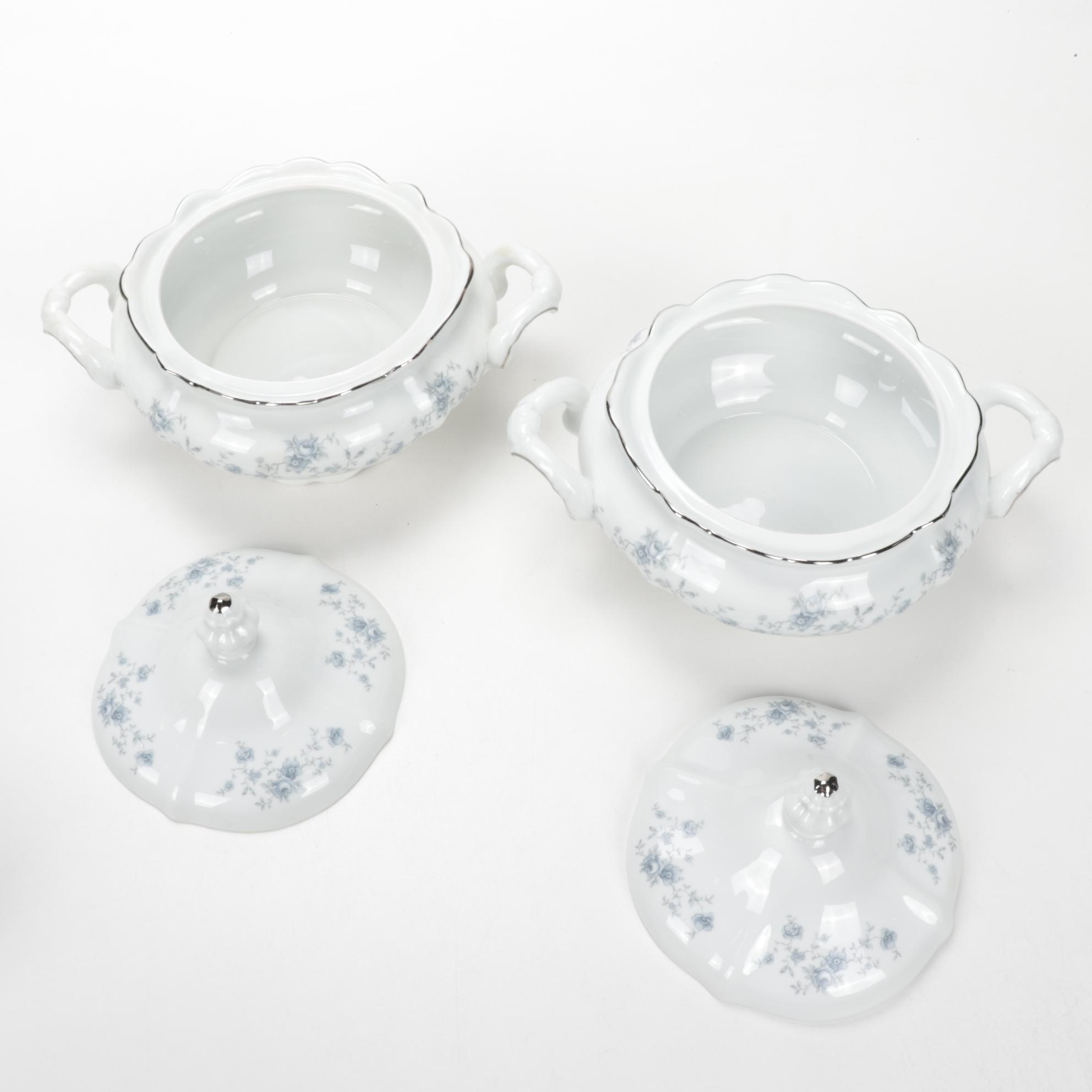 Johann Haviland Porcelain "Blue Garland" Dinnerware, 1953-1990