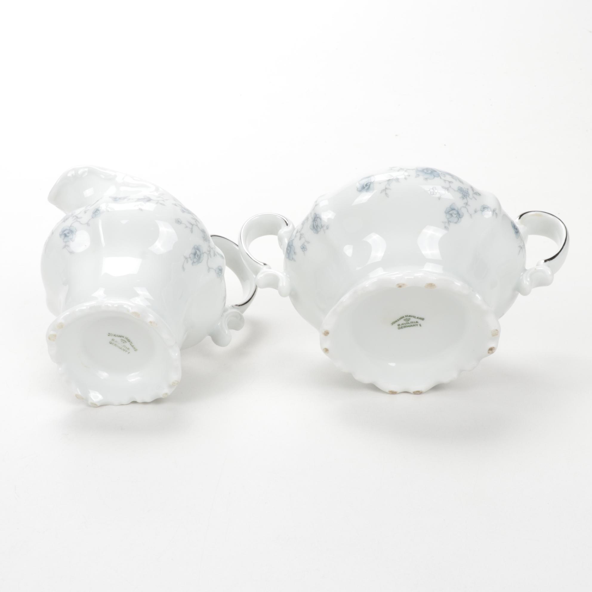 Johann Haviland Porcelain "Blue Garland" Dinnerware, 1953-1990
