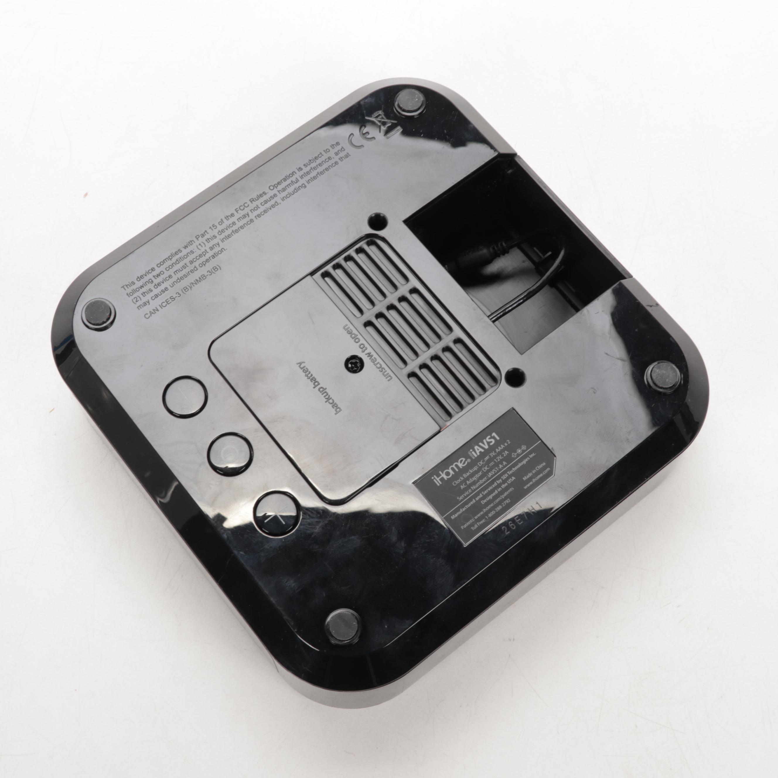 Apple TV Second Generation Media Player and iHome iAVS1 Bedside Speaker