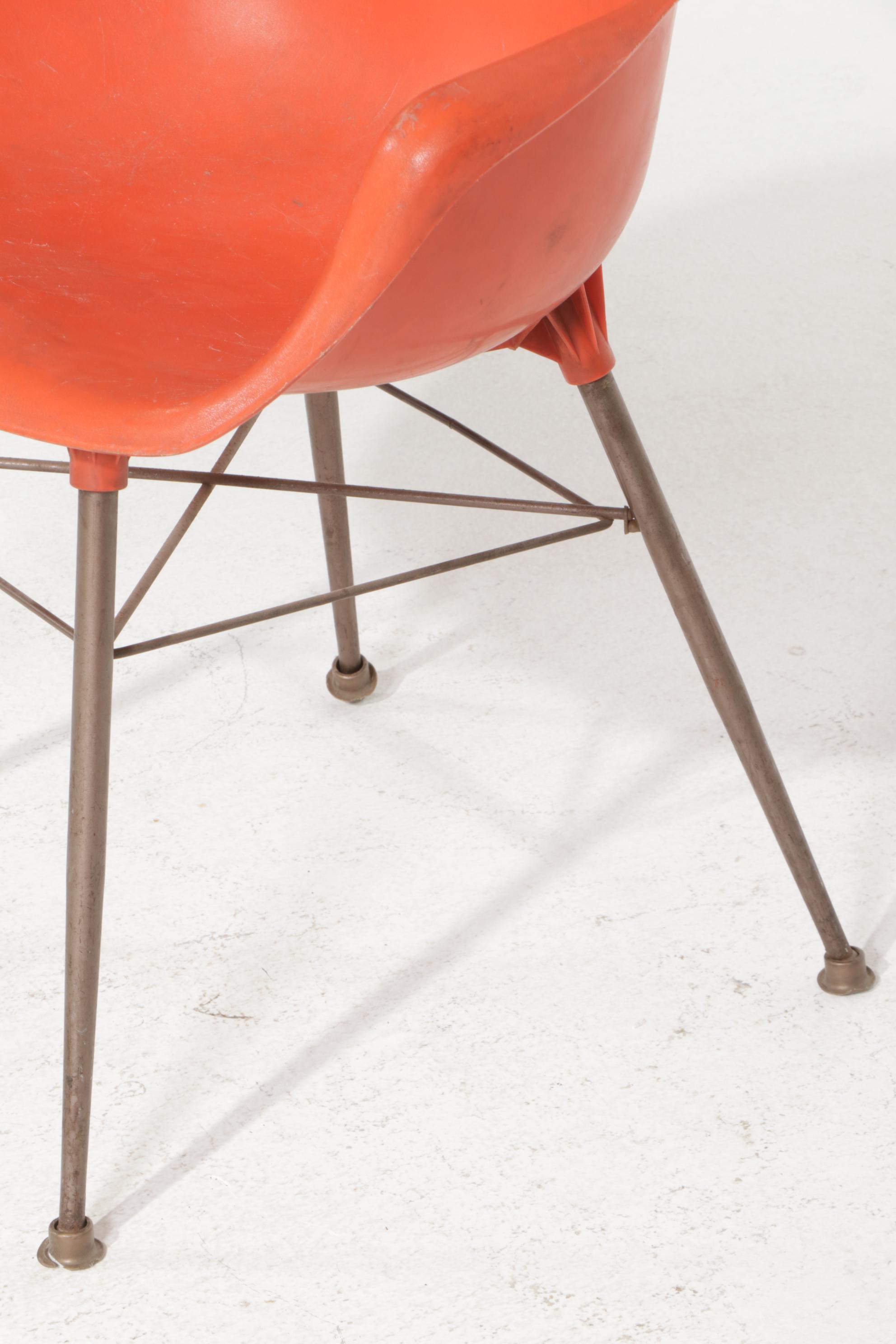 Sam Avedon for Aladdin Plastics Mid Century Modern Molded Armchair