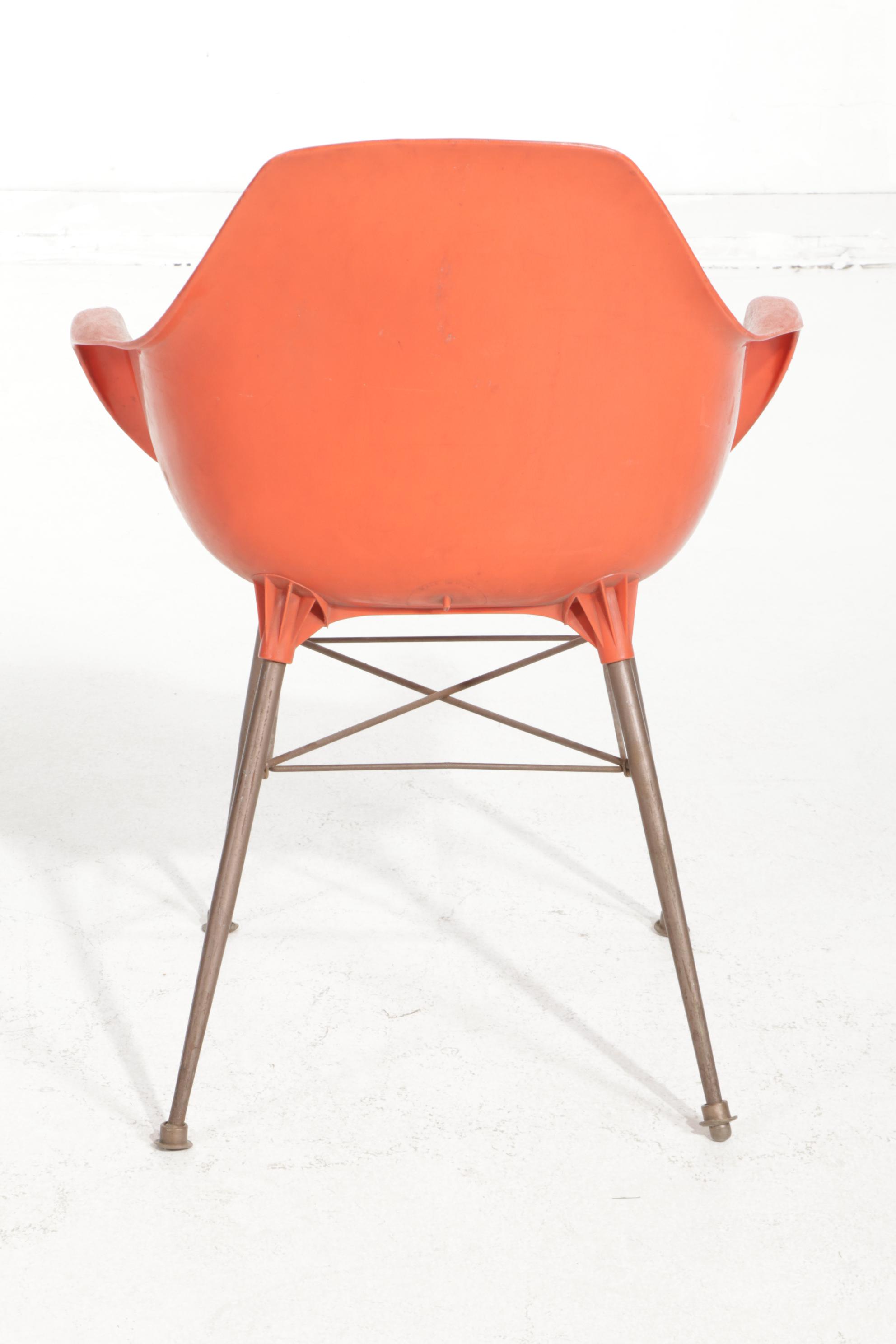 Sam Avedon for Aladdin Plastics Mid Century Modern Molded Armchair