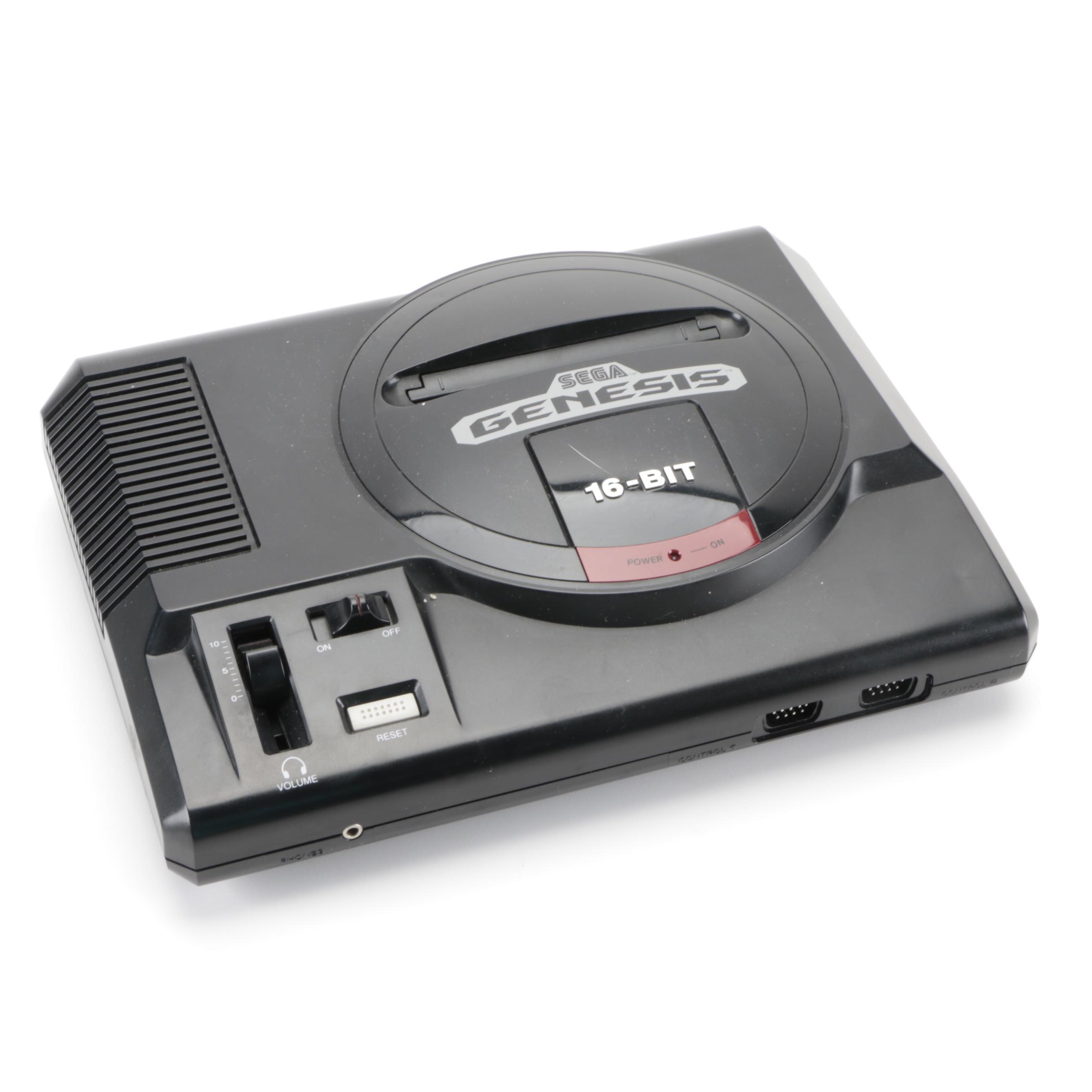 SEGA Genesis System with Games Featuring "Exile", "Lightening Force", More