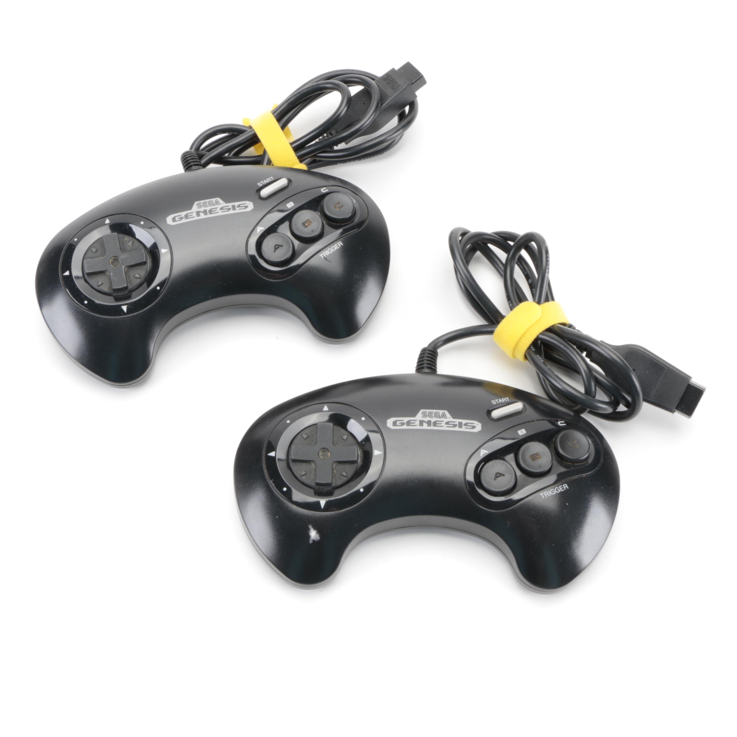 SEGA Genesis System with Games Featuring "Exile", "Lightening Force", More