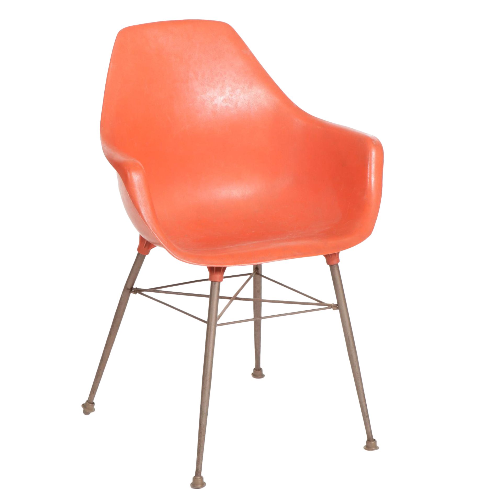 Sam Avedon for Aladdin Plastics Mid Century Modern Molded Armchair