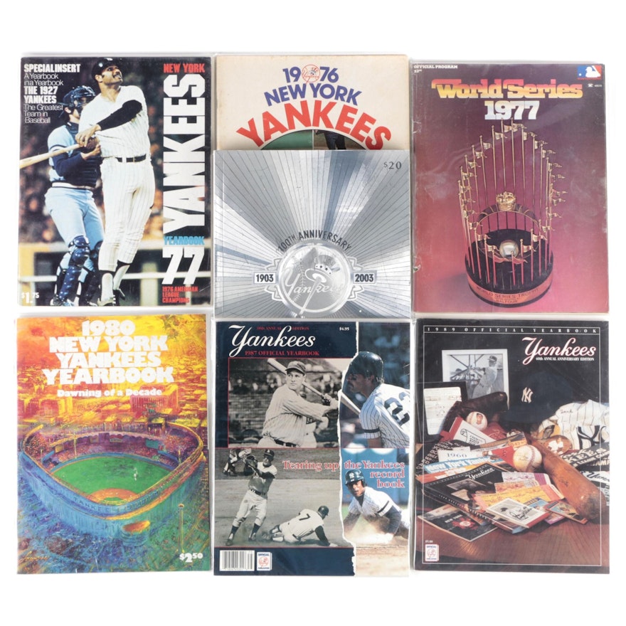 New York Yankees 1977 "World Series" Program, Other Programs and Yearbooks