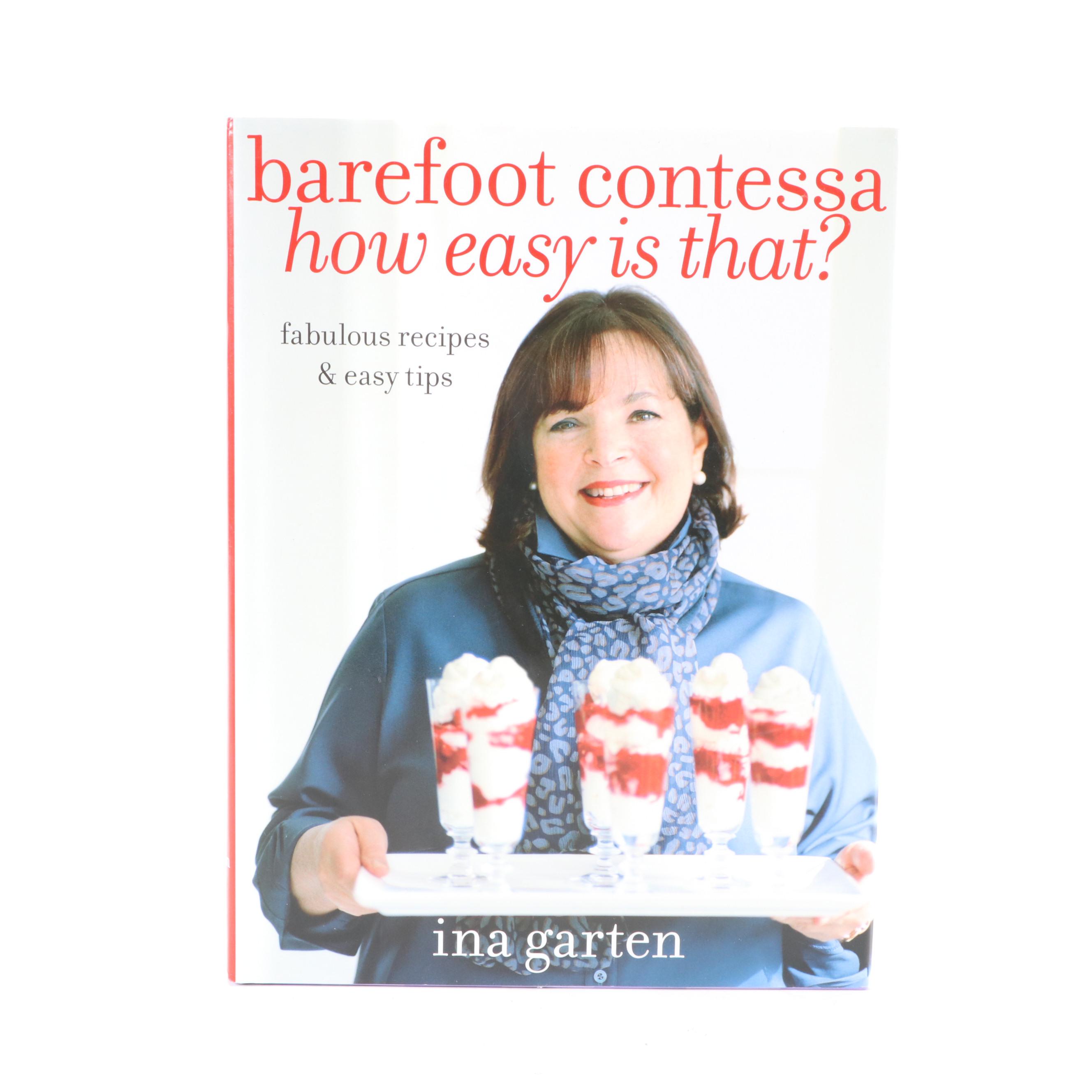 First Edition "Barefoot Contessa: Back to Basics" and More Ina Garten Cookbooks