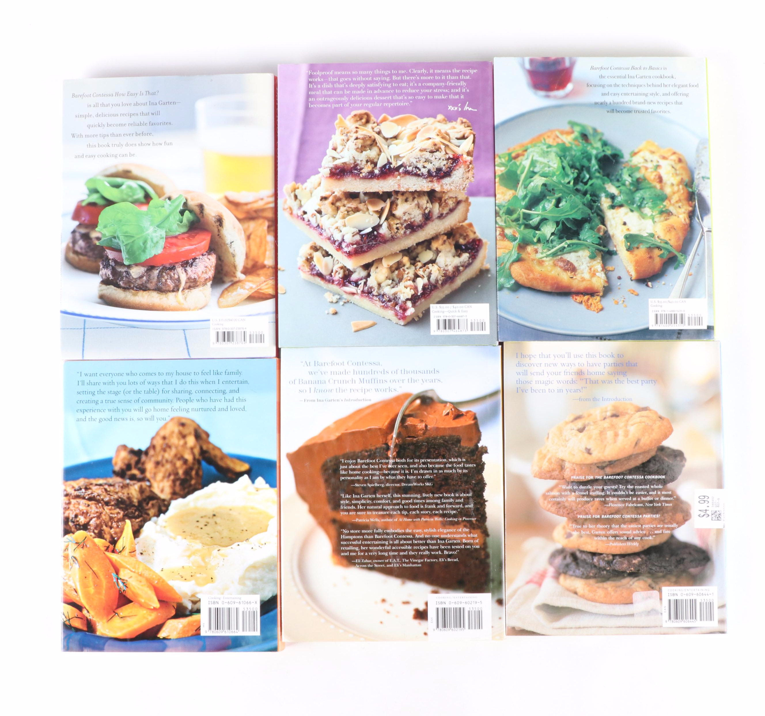 First Edition "Barefoot Contessa: Back to Basics" and More Ina Garten Cookbooks