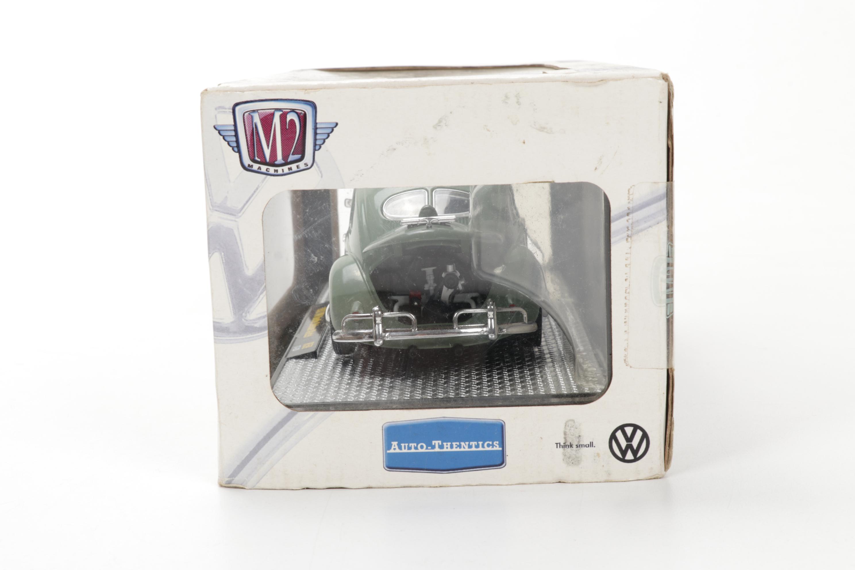 M2 VW Beetle, Datsun 510 and Nissan Fairlady Diecast Metal Cars