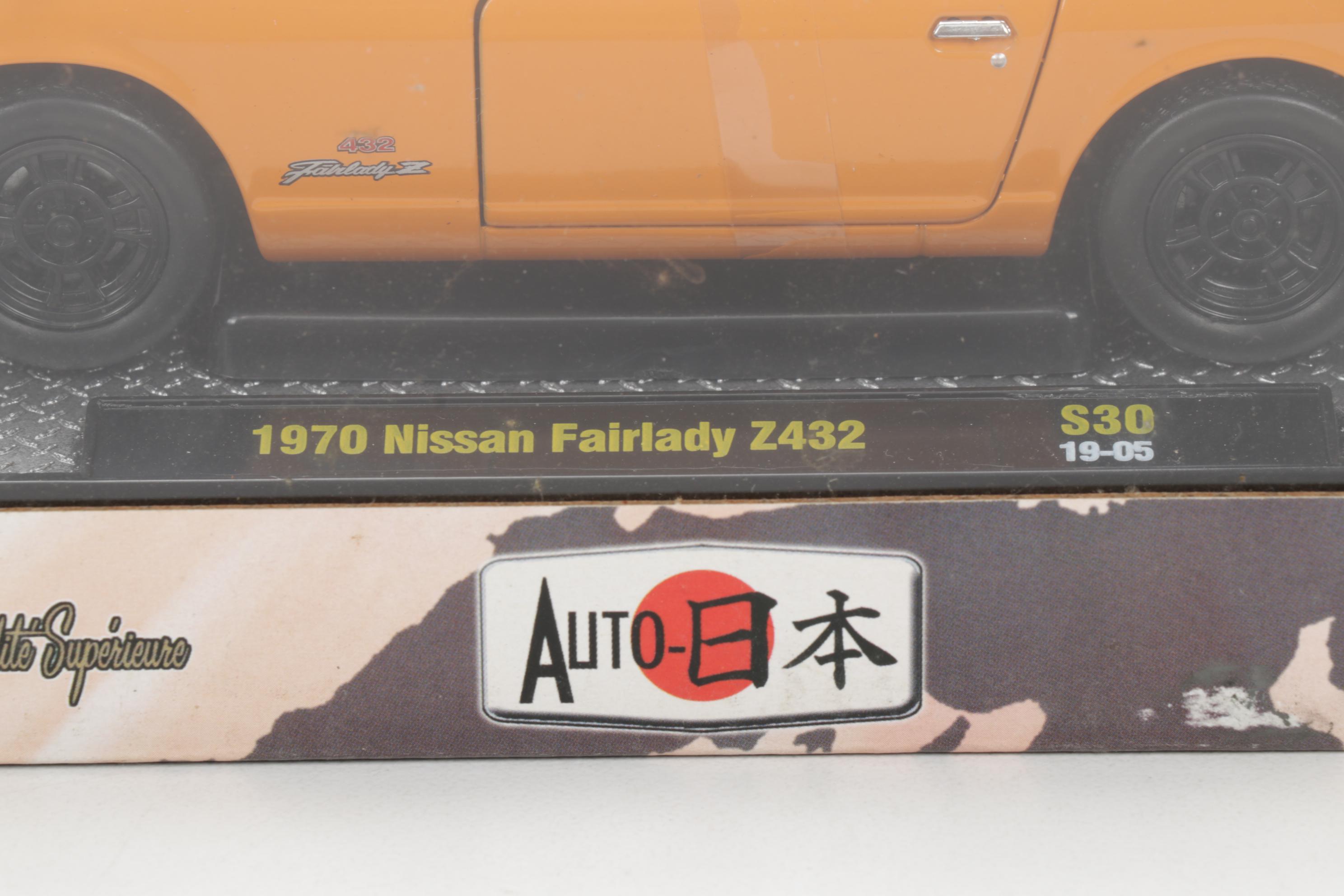 M2 VW Beetle, Datsun 510 and Nissan Fairlady Diecast Metal Cars