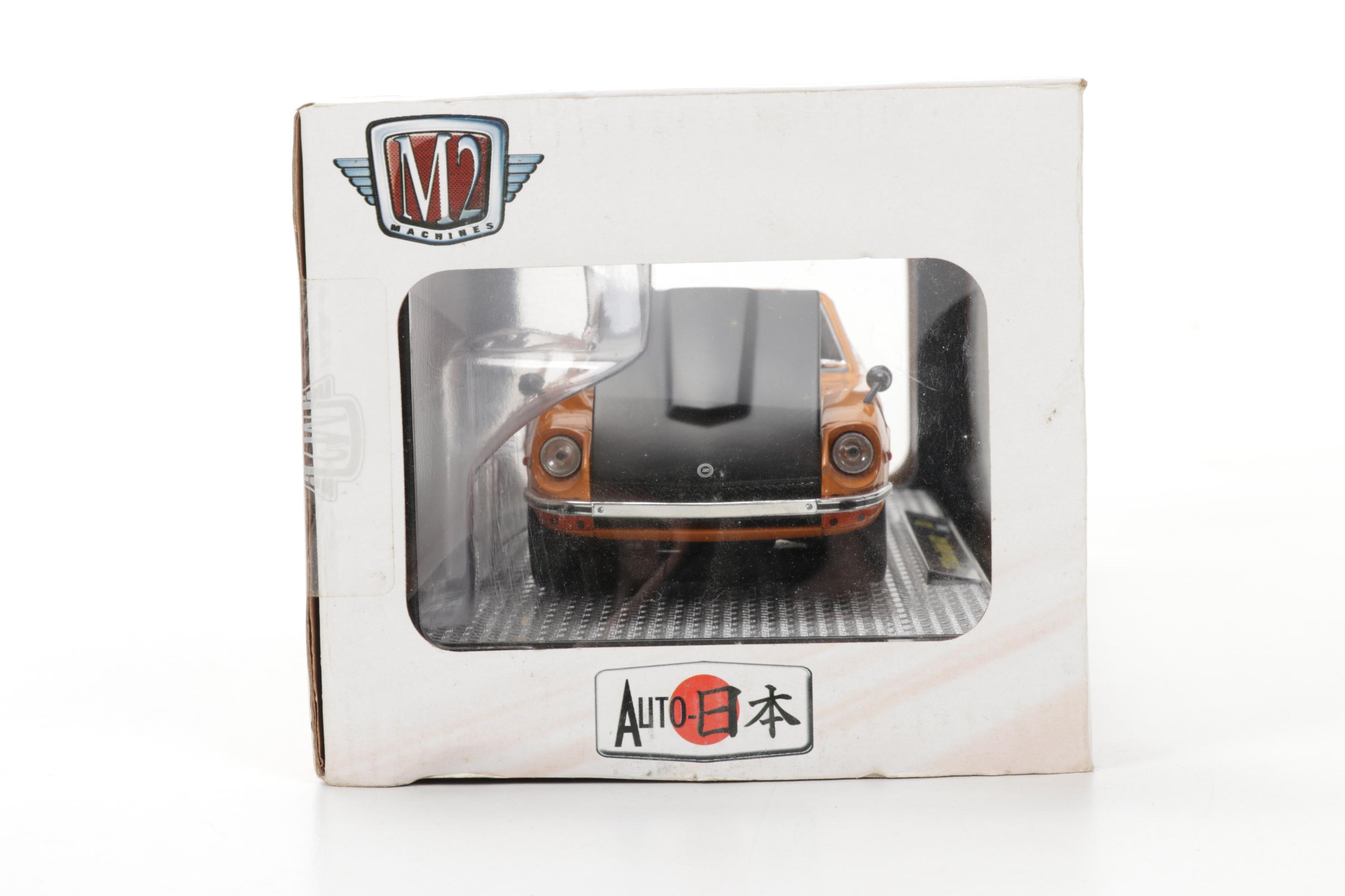 M2 VW Beetle, Datsun 510 and Nissan Fairlady Diecast Metal Cars
