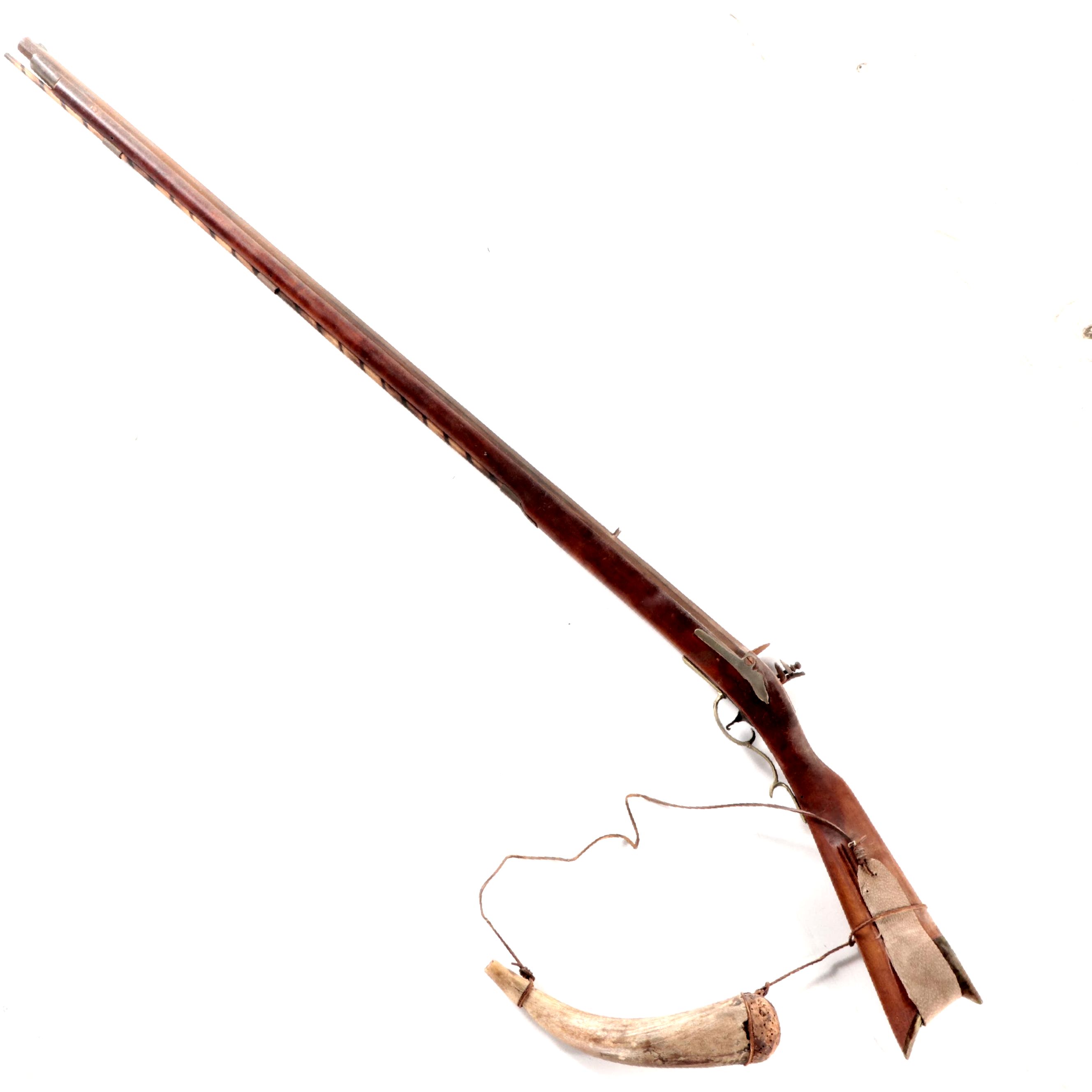 Dixie Gun Works .32 Flintlock Rifle with Powder Horn
