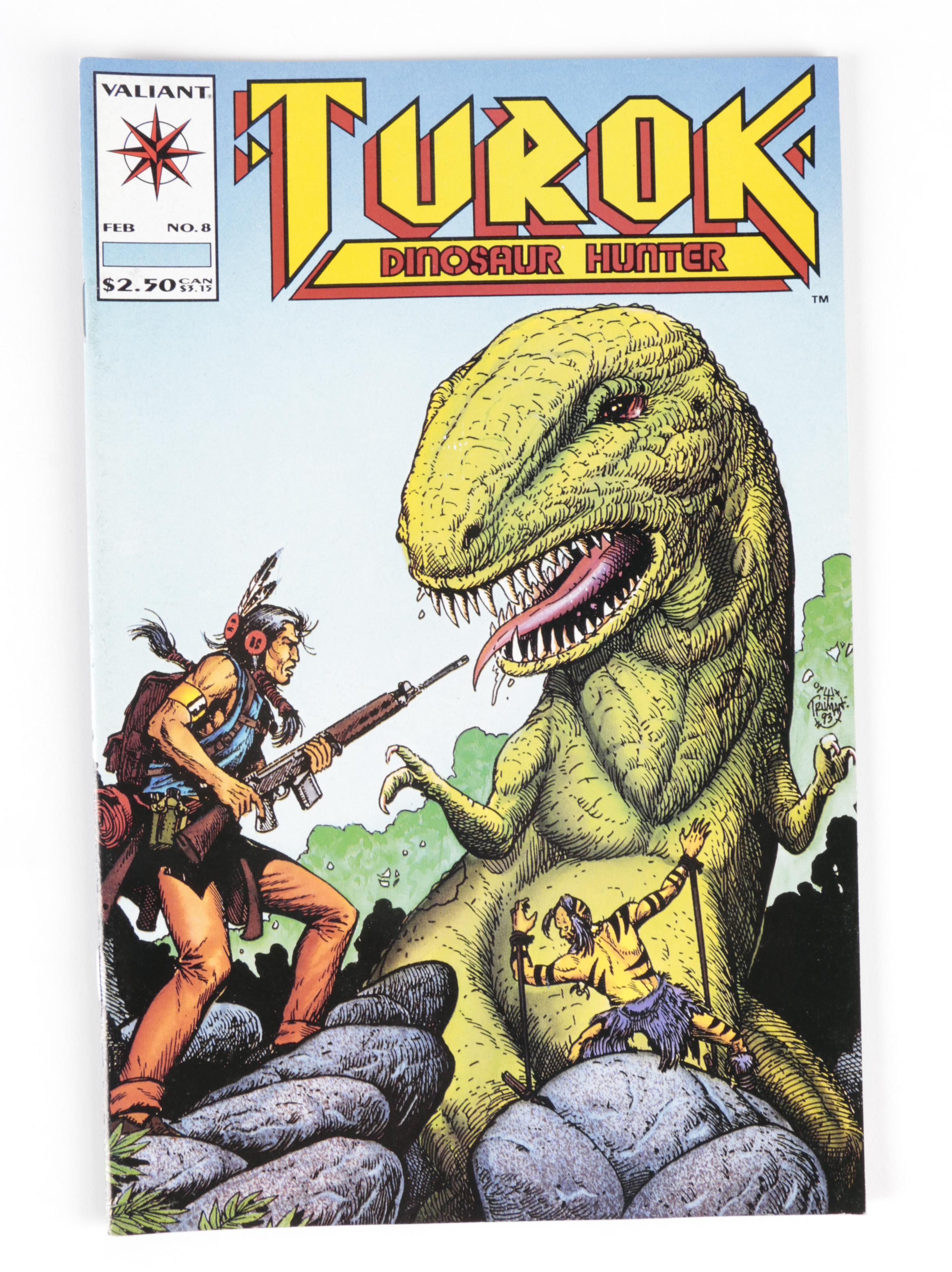 Modern Age Comic Books Featuring "Turok Dinosaur Hunter", "Axe Cop", "Grendel"