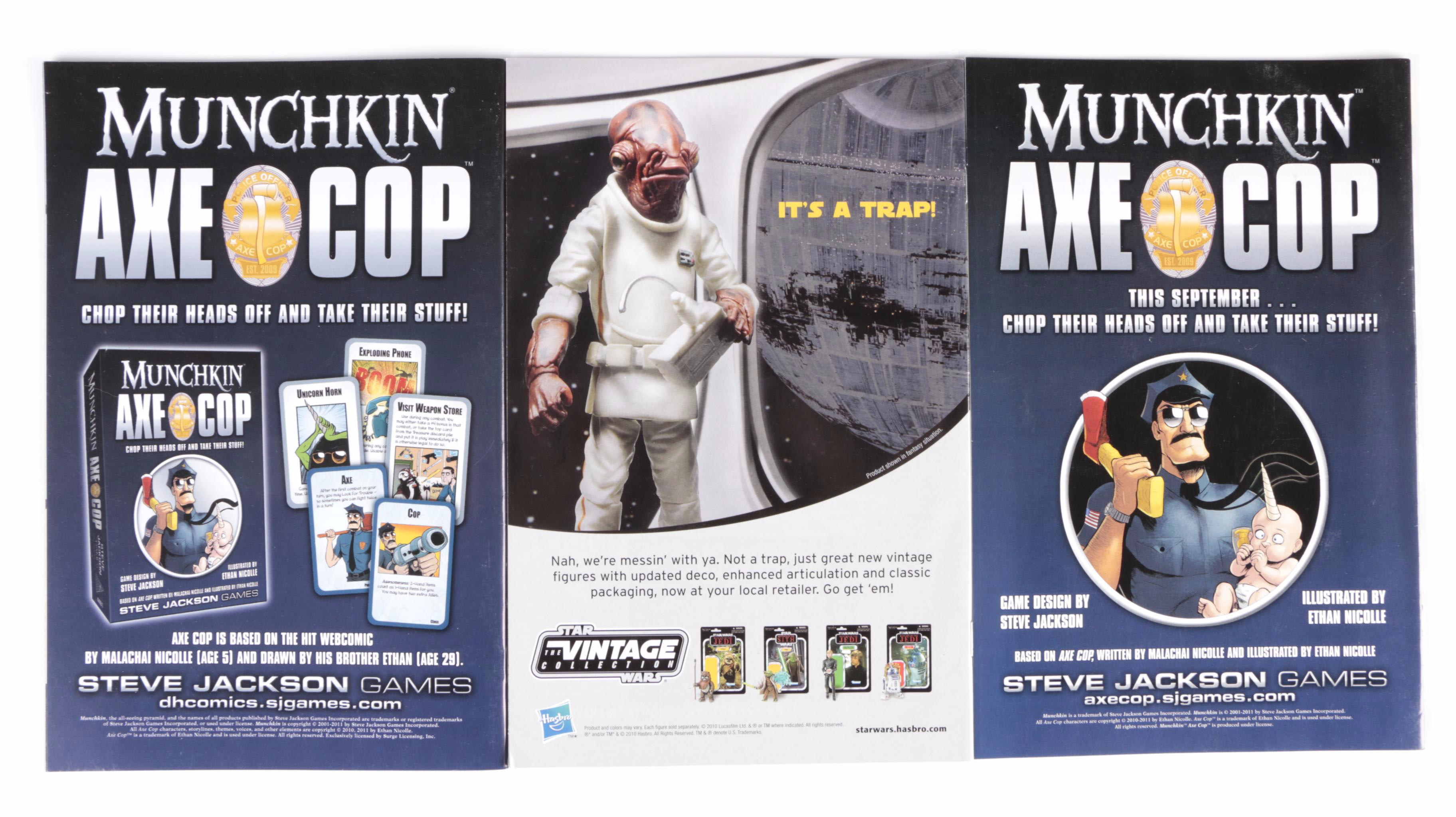 Modern Age Comic Books Featuring "Turok Dinosaur Hunter", "Axe Cop", "Grendel"