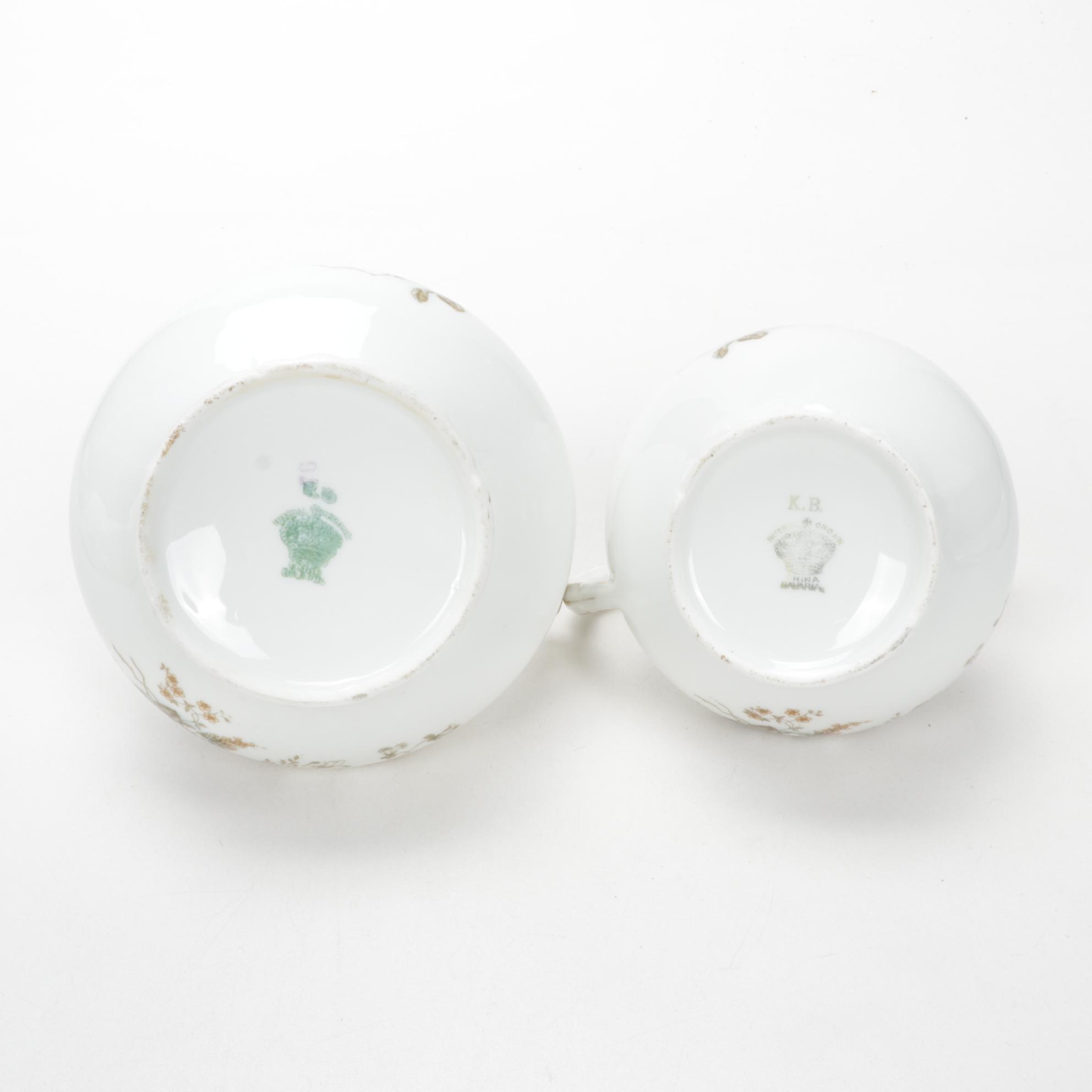 Imperial Crown "Bavaria" China Dinnerware and Table Accessories